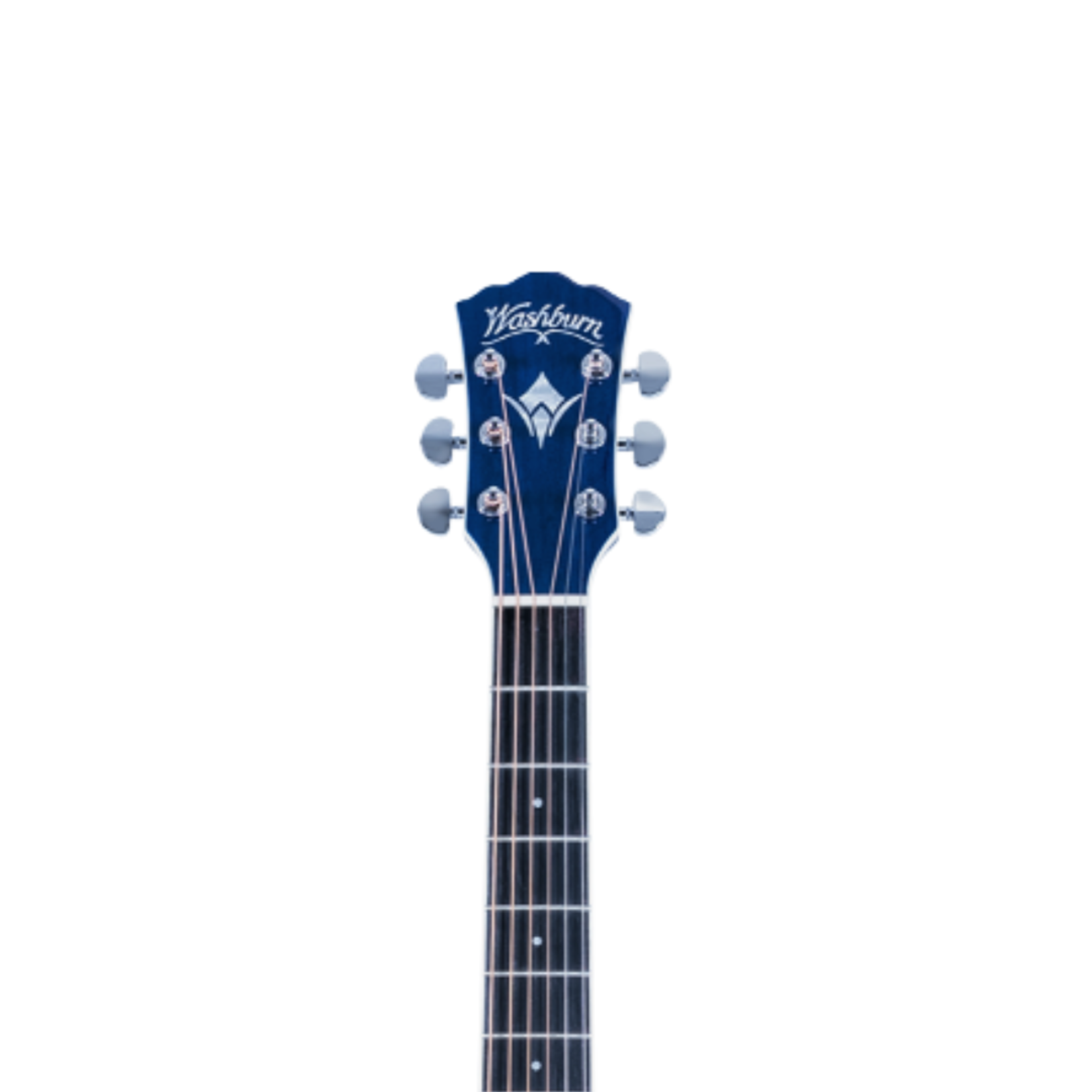 Washburn Festival EA15 Acoustic-Electric Guitar - Transparent Blue