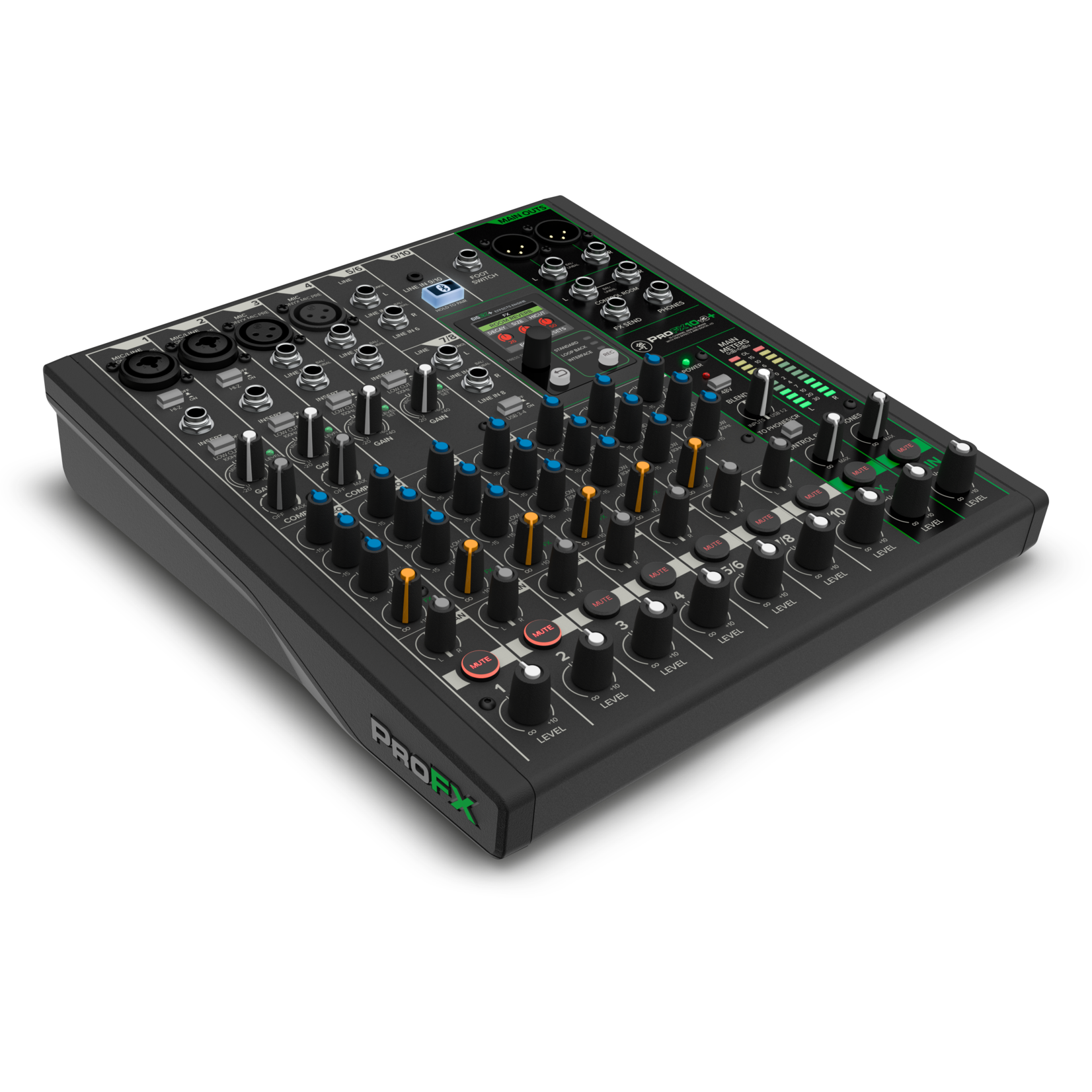 Mackie ProFX10v3+10-Channel Analog Mixer W/FX, USB & Bluetooth