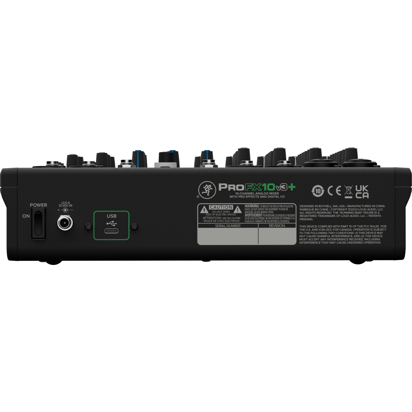 Mackie ProFX10v3+10-Channel Analog Mixer W/FX, USB & Bluetooth