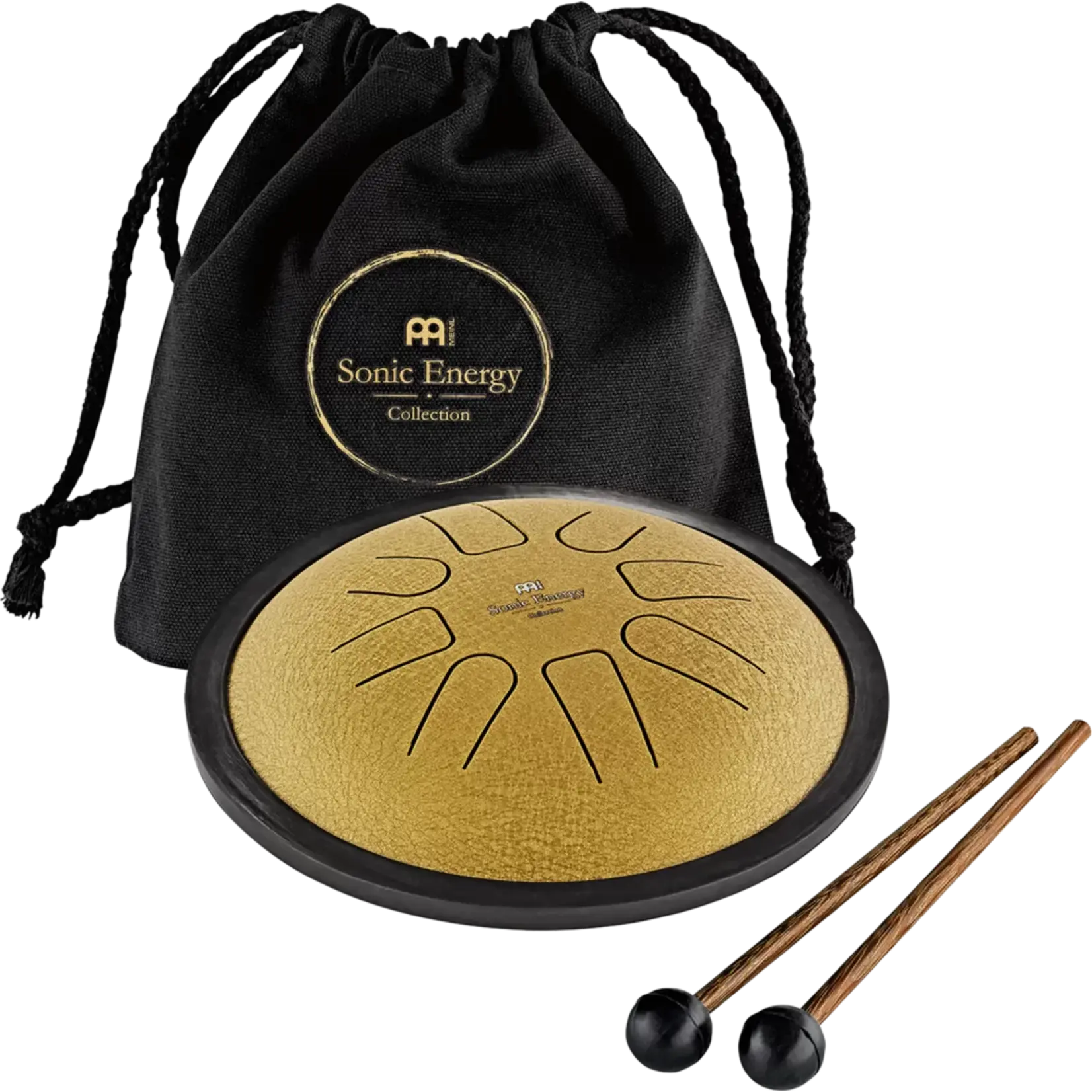 Meinl Sonic Energy Small Steel Tongue Drum, C Minor - Gold