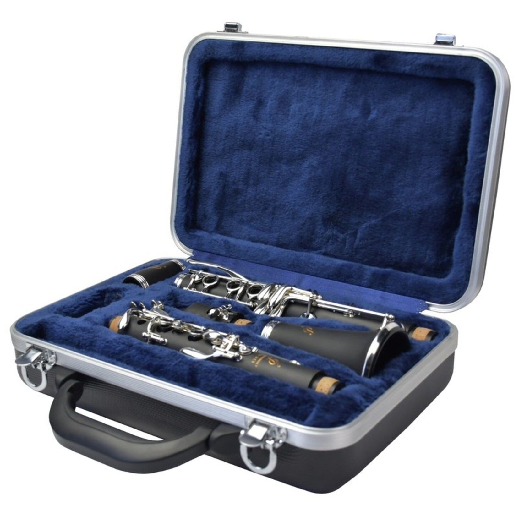 P. Mauriat PCL-321N Bb Clarinet, ABS Construction, Nickel Plated Keys Outfit