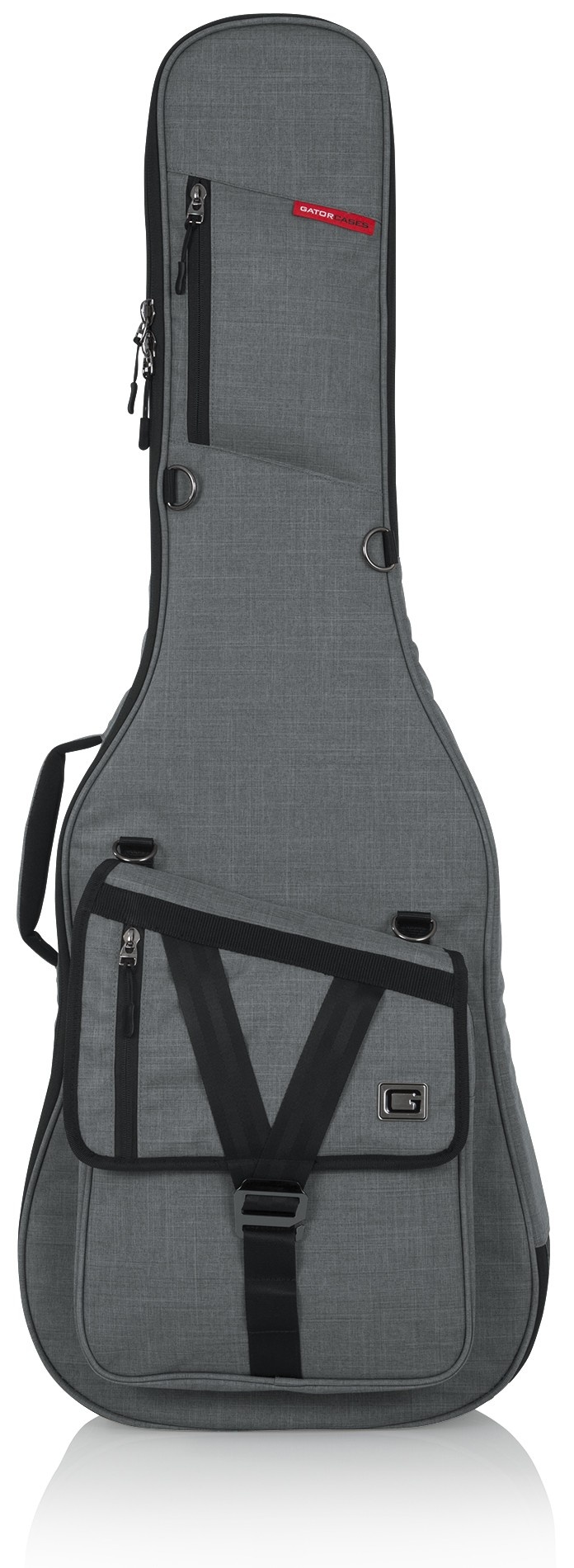 Gator GT-ELECTRIC-GRY Transit Series Electric Guitar Gig Bag W/ Light Grey Exterior