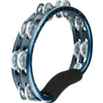 Meinl Meinl Percussion Traditional Hand Held ABS Tambourine, Dual row - Blue