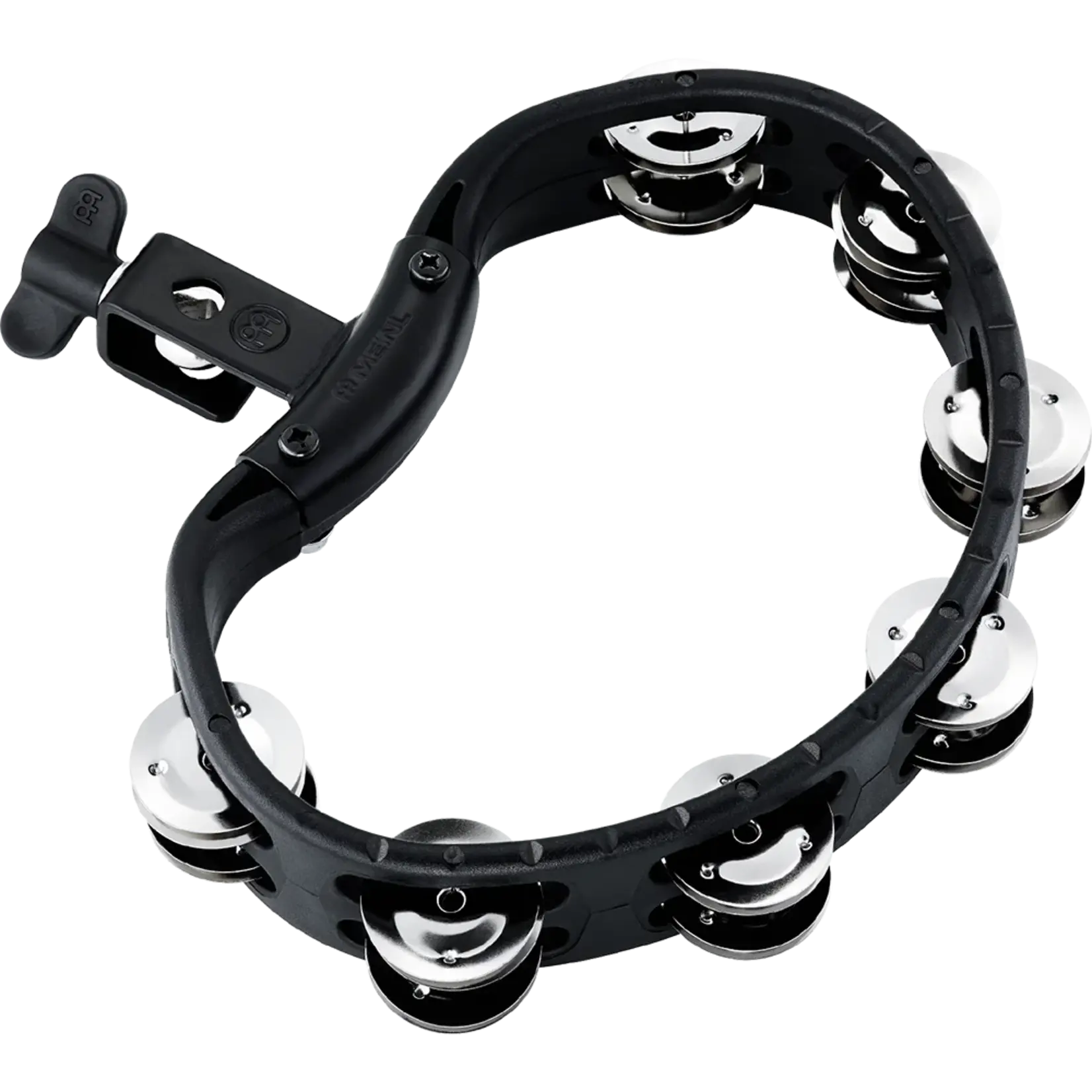 Meinl Percussion Headliner® Series Mountable ABS Tambourine, Dual row - Black