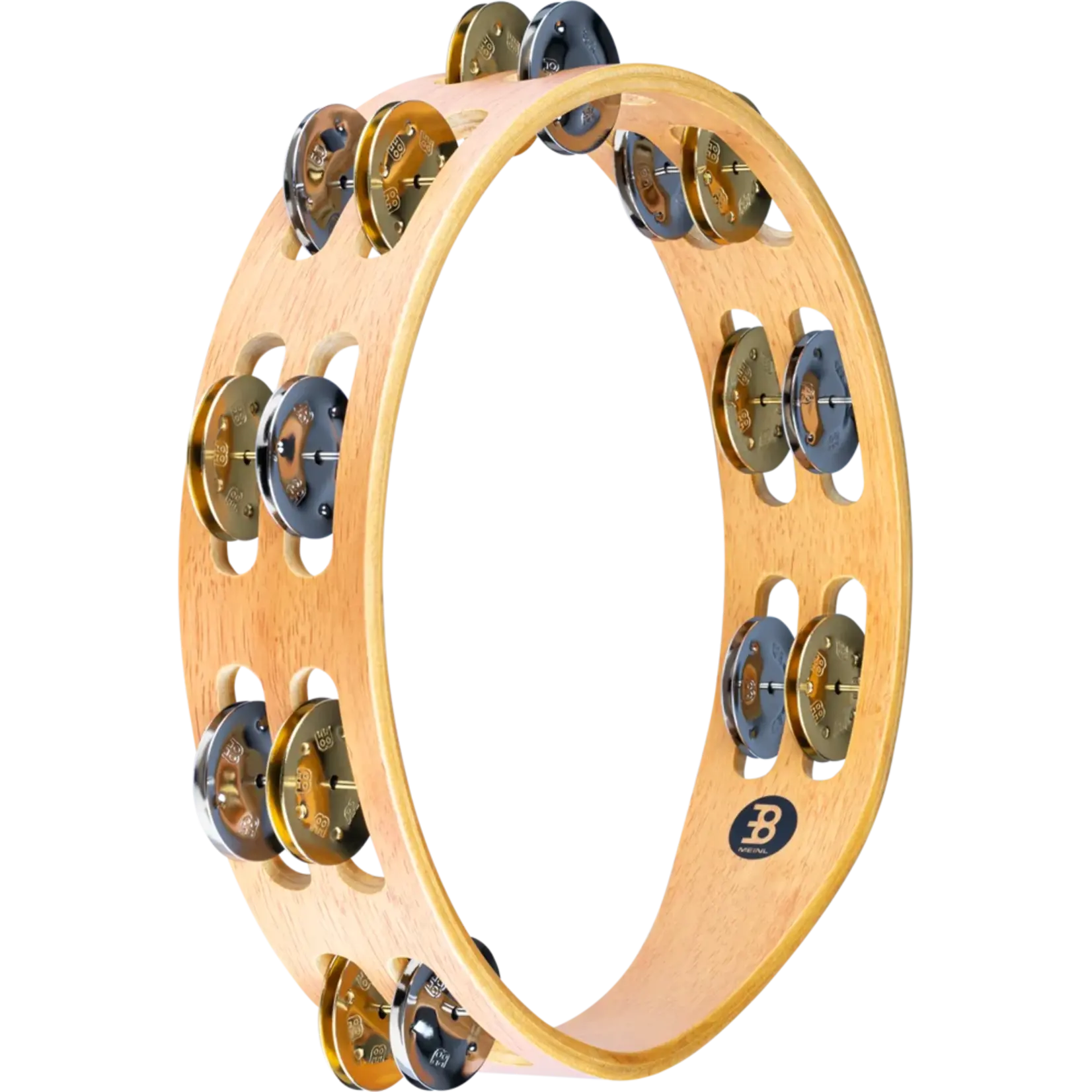Meinl Percussion 10" Recording-Combo Wood Tambourine - Dual row