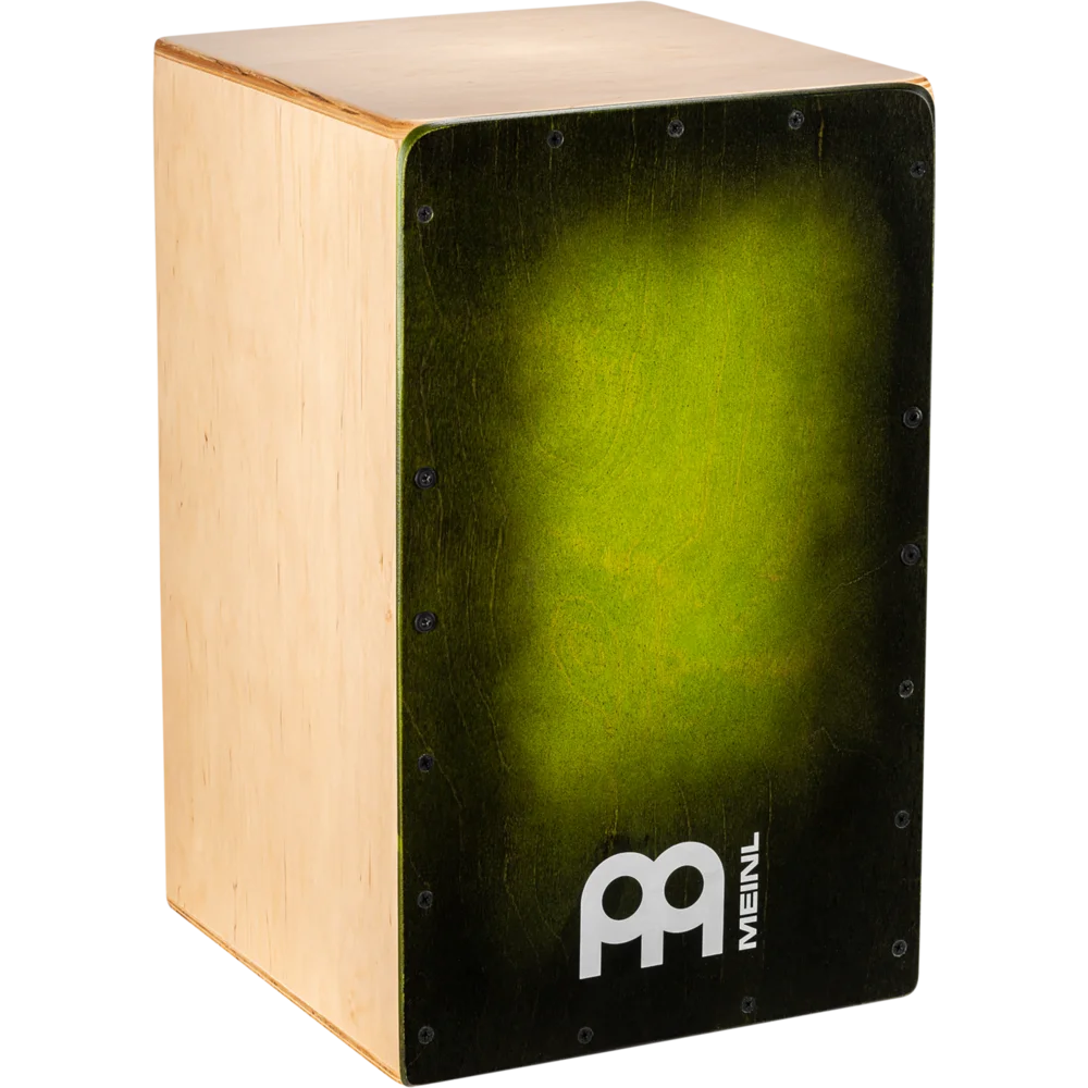 Meinl Percussion Snarecraft Cajon 100 - Green Burst