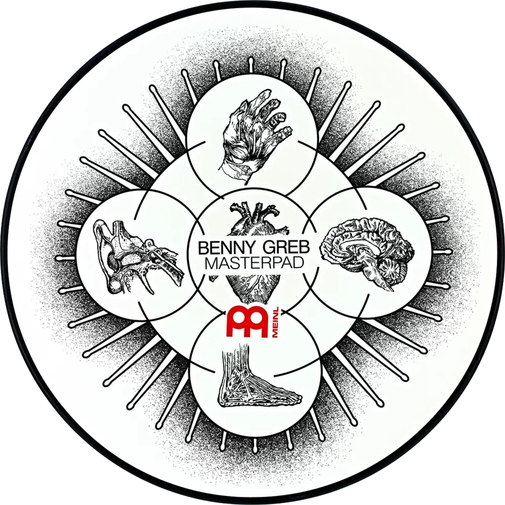 Meinl 12" Benny Greb Artist Series Masterpad