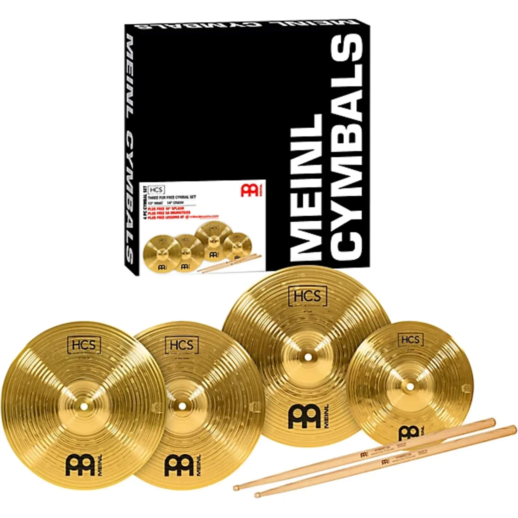 Meinl HCS1314+10S HCS Three For Free Pack