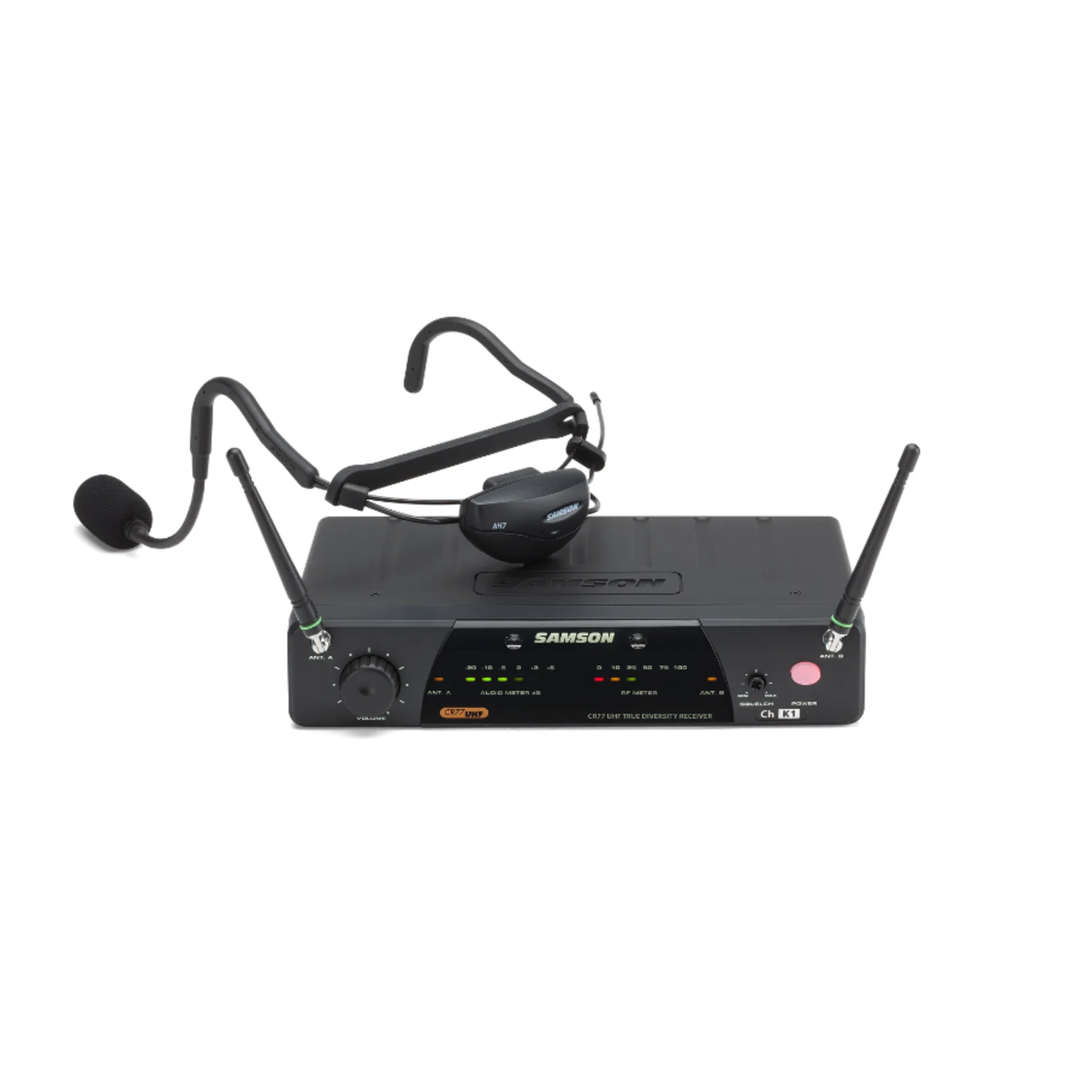 Samson AirLine 77 Wireless Fitness Headset Microphone System - K2 (Demo)