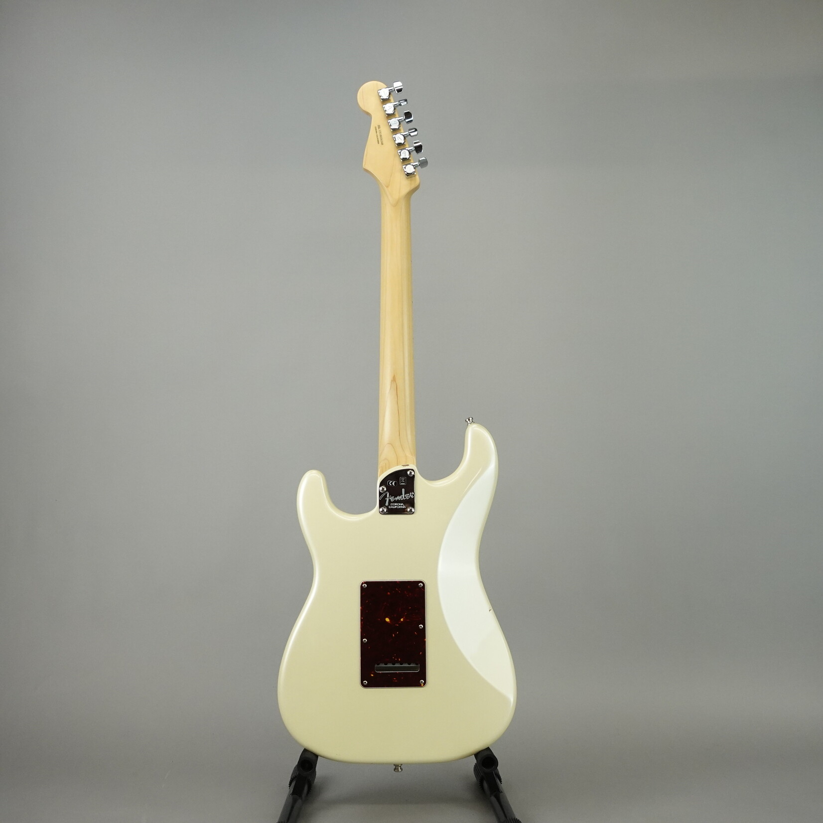 Fender American Elite Stratocaster HSS, Maple Fingerboard W/Case - Olympic Pearl (Used)