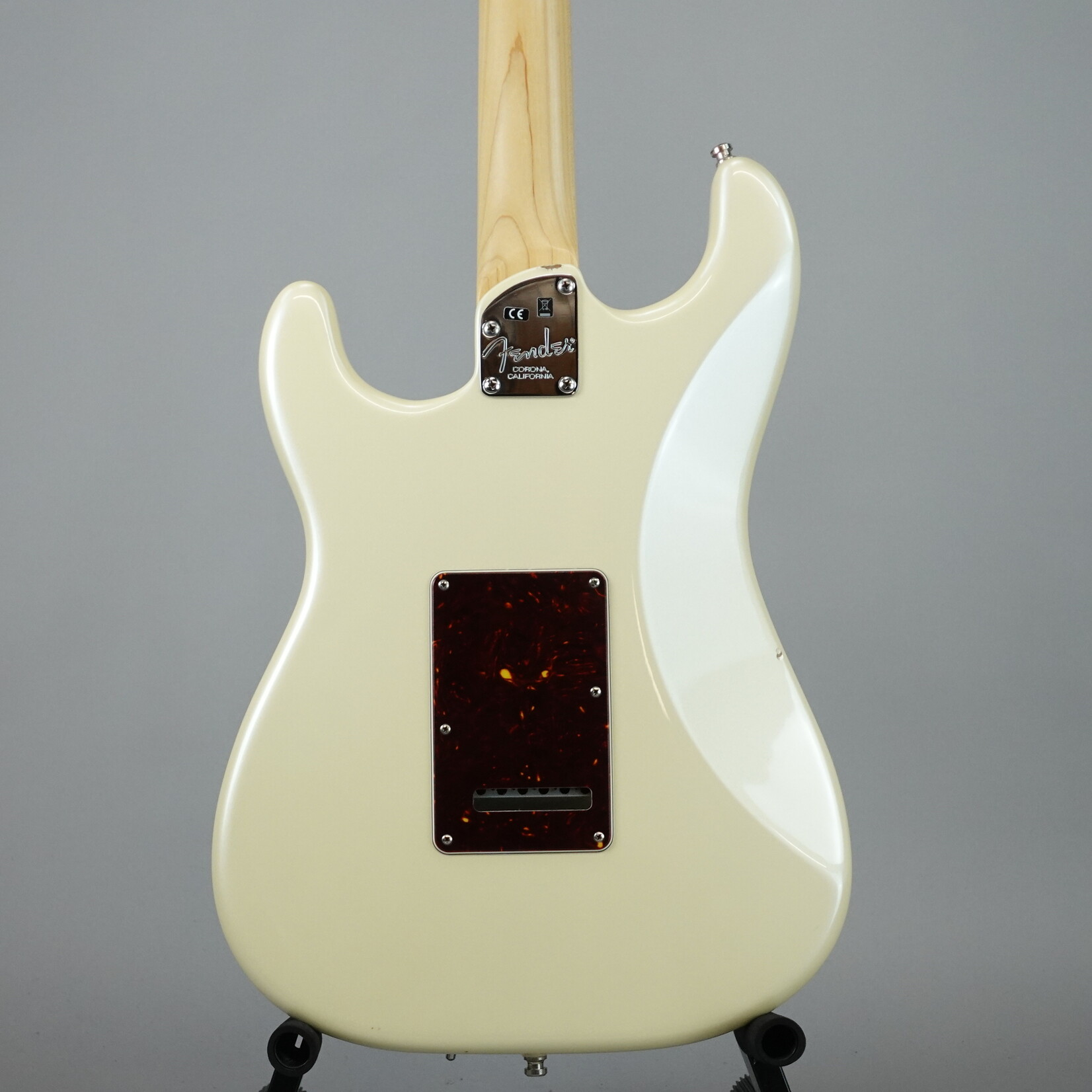 Fender American Elite Stratocaster HSS, Maple Fingerboard W/Case - Olympic Pearl (Used)