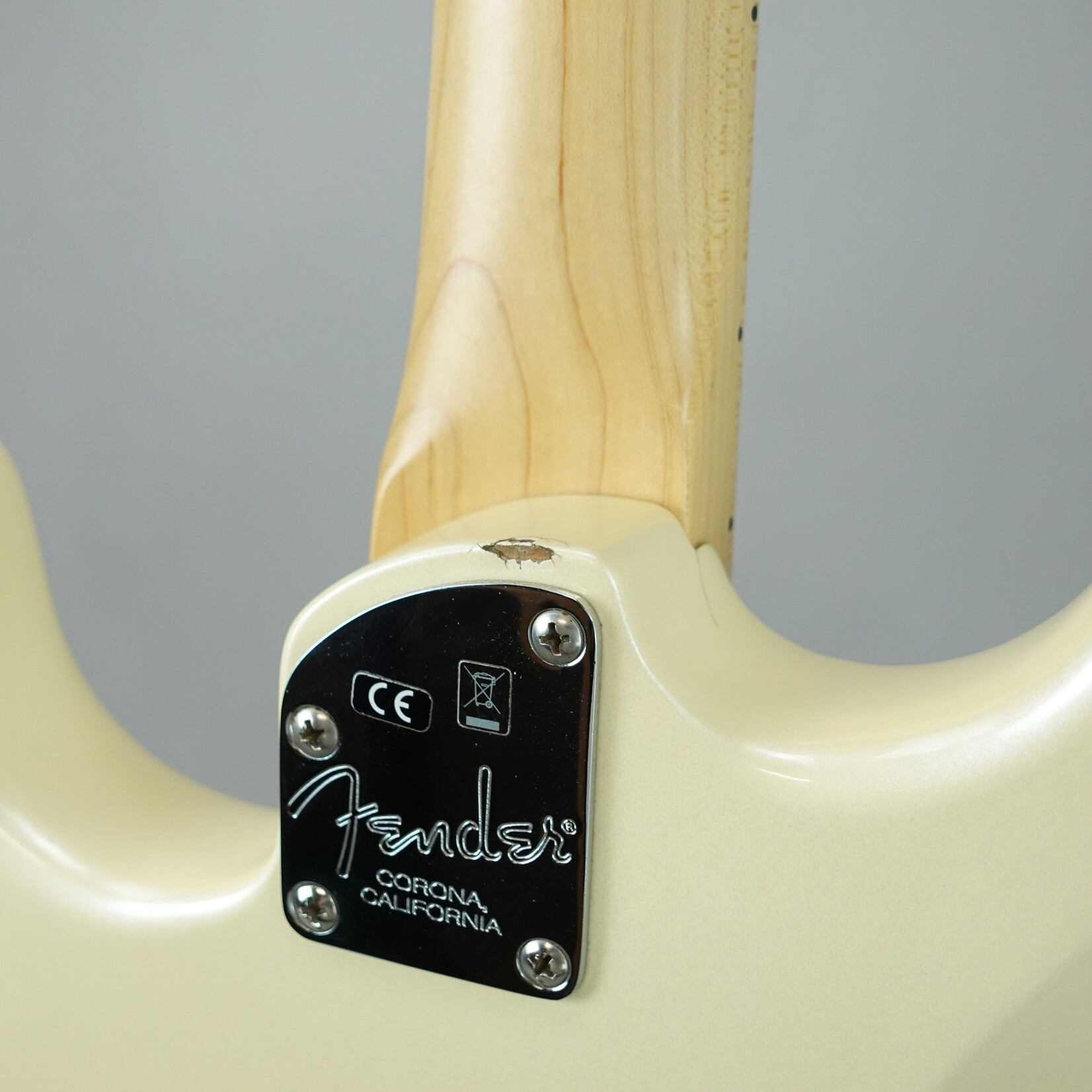 Fender American Elite Stratocaster HSS, Maple Fingerboard W/Case - Olympic Pearl (Used)