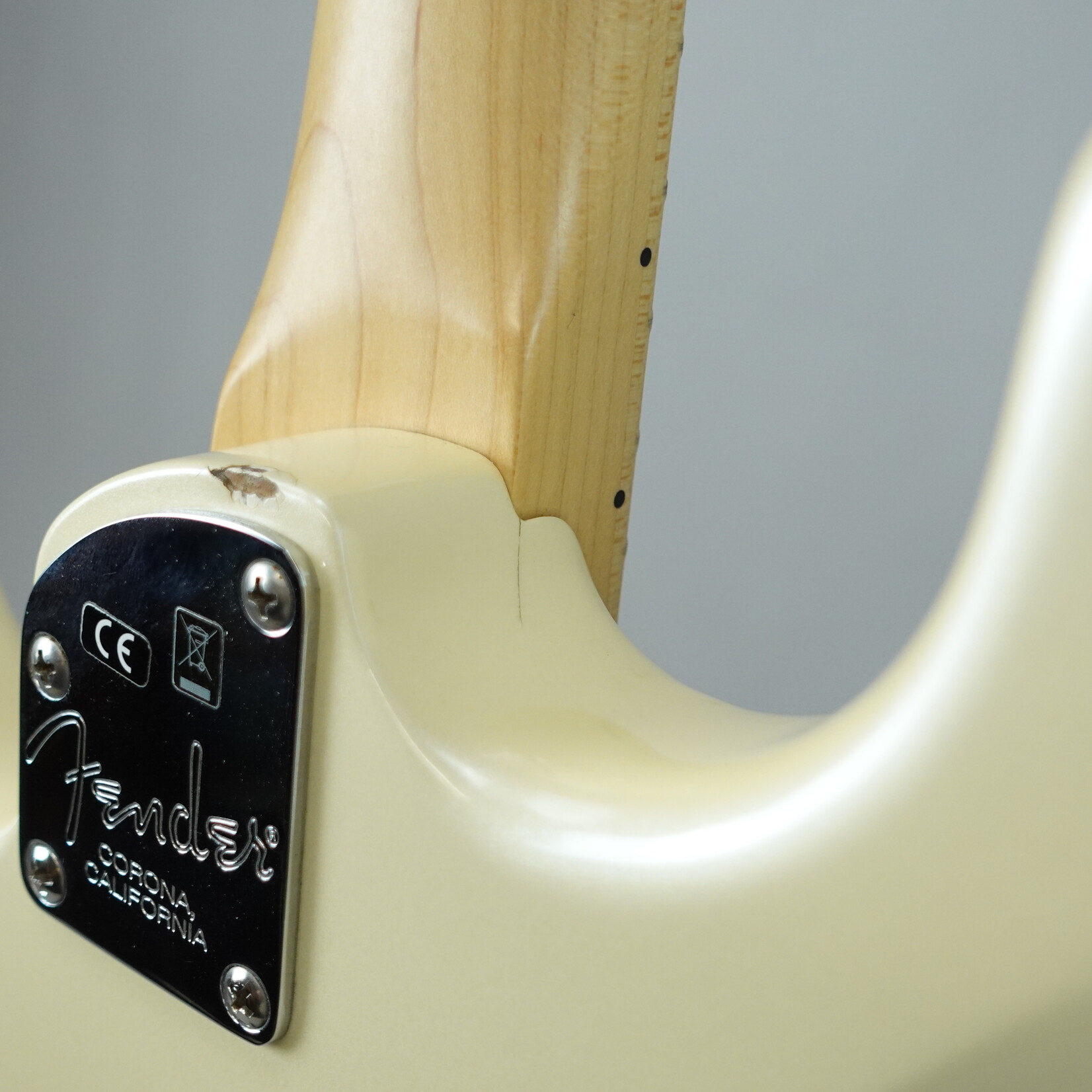 Fender American Elite Stratocaster HSS, Maple Fingerboard W/Case - Olympic Pearl (Used)