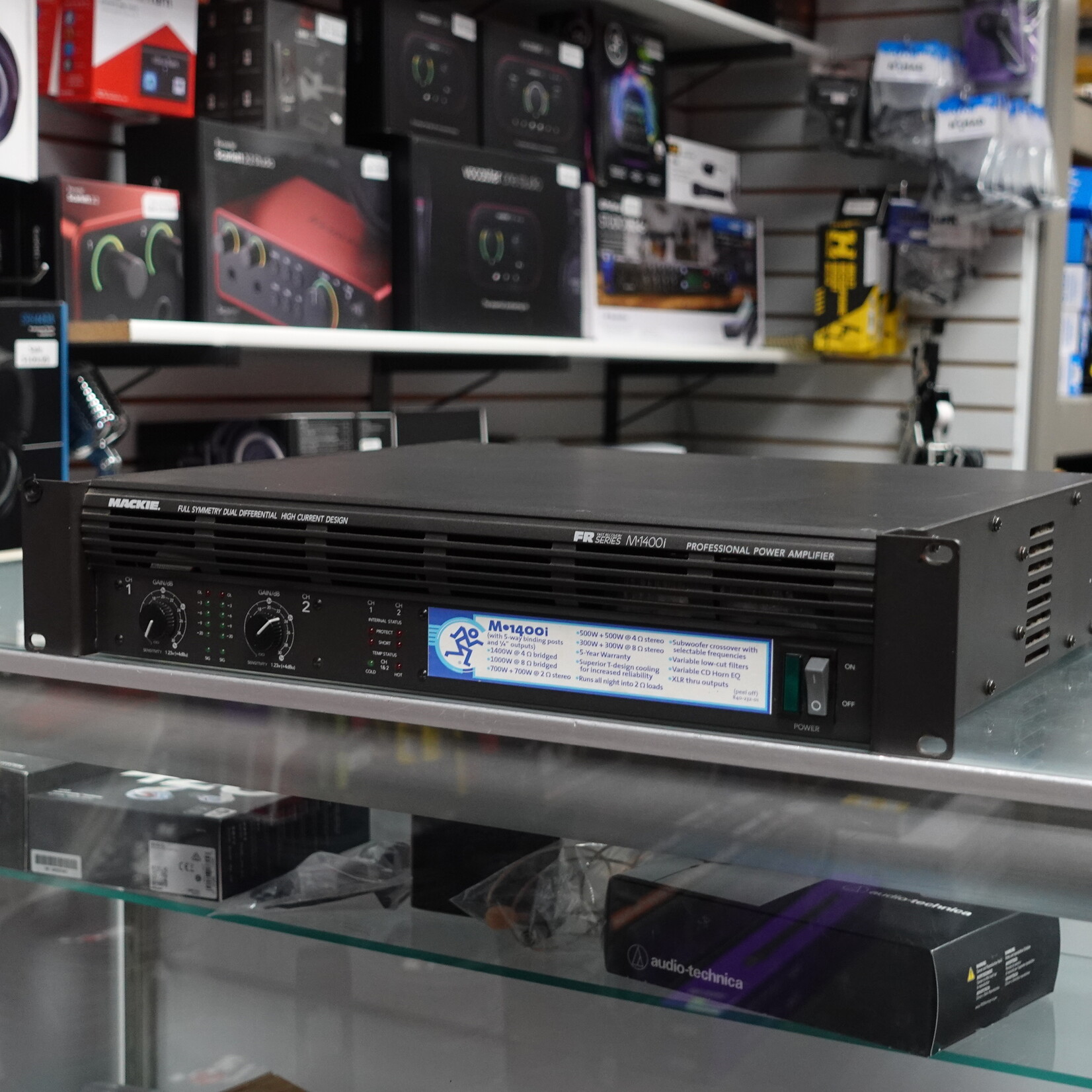 Mackie M-1400i 2 Channel Power Amplifier - (Used)