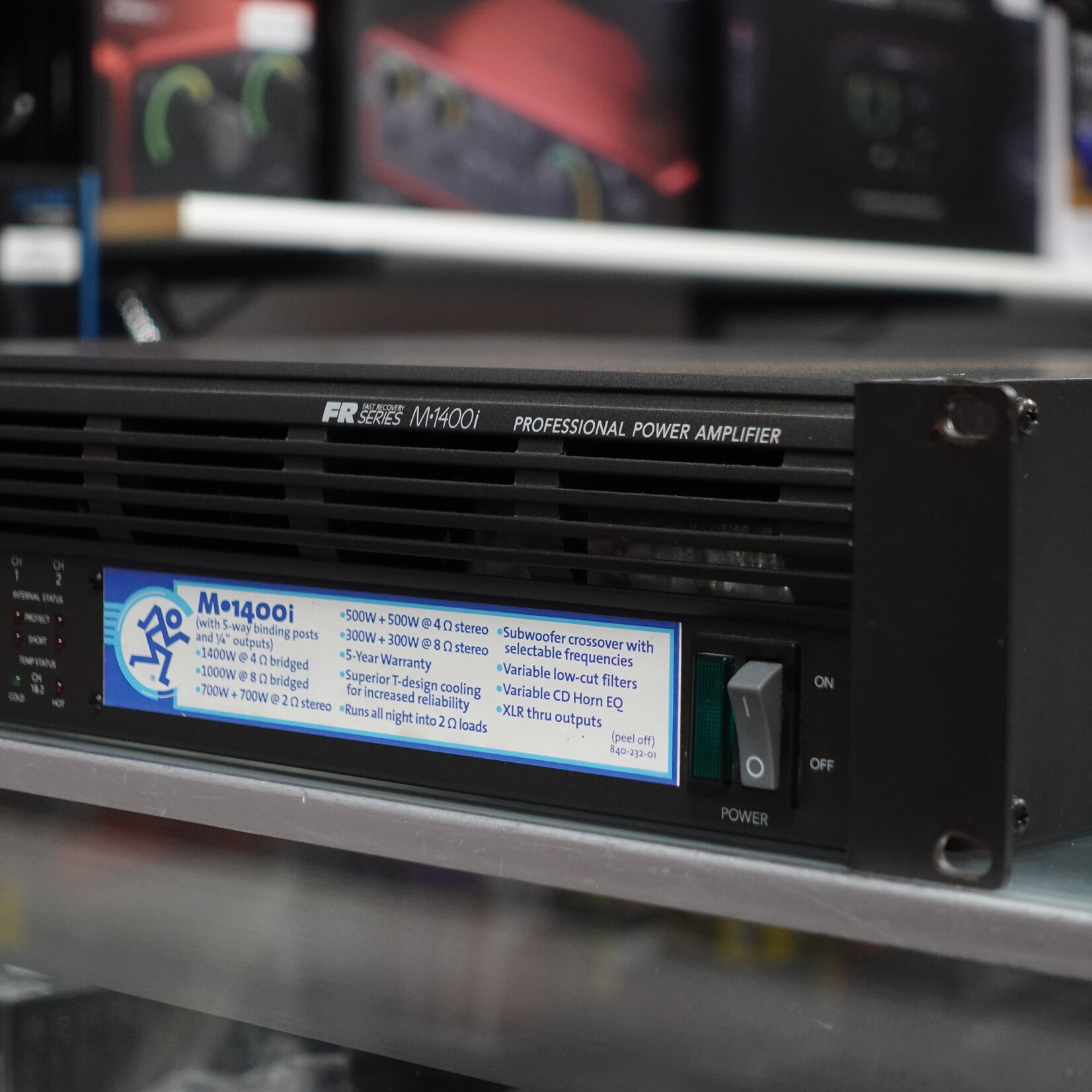 Mackie M-1400i 2 Channel Power Amplifier - (Used)