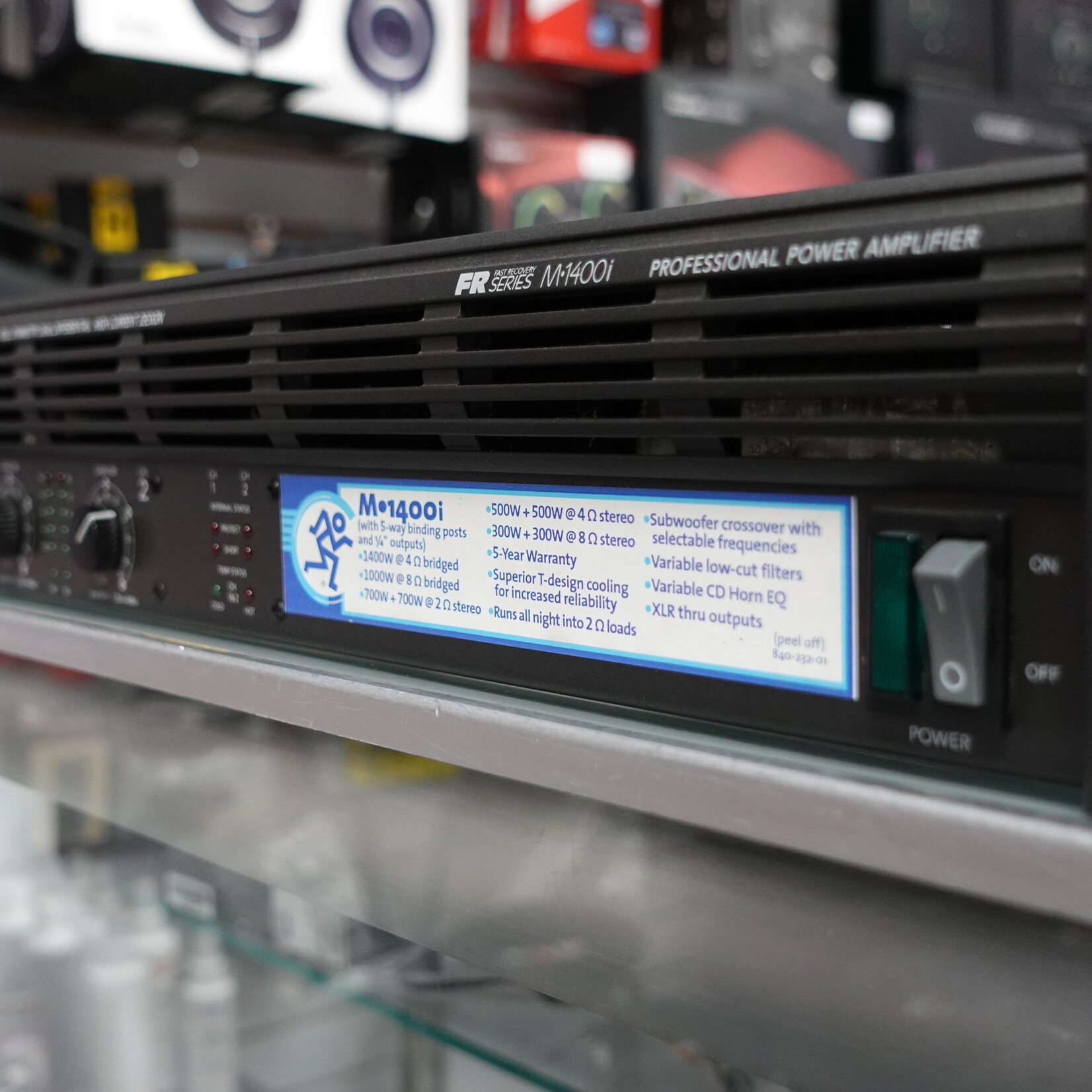 Mackie M-1400i 2 Channel Power Amplifier - (Used)