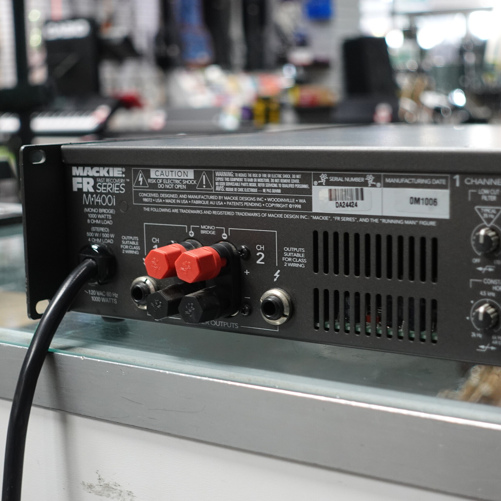 Mackie M-1400i 2 Channel Power Amplifier - (Used)