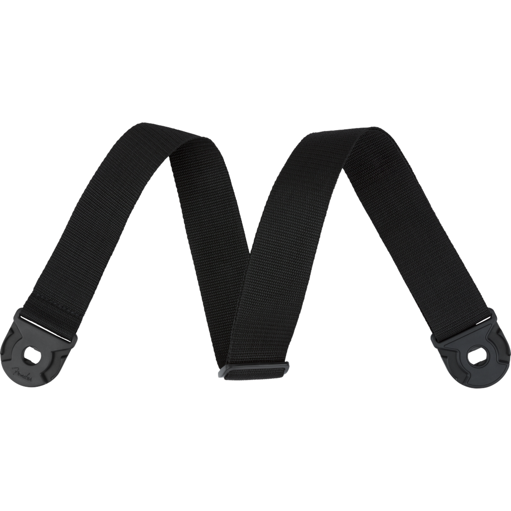 Fender Quick Grip Locking End Strap, Black Polypro, 2"