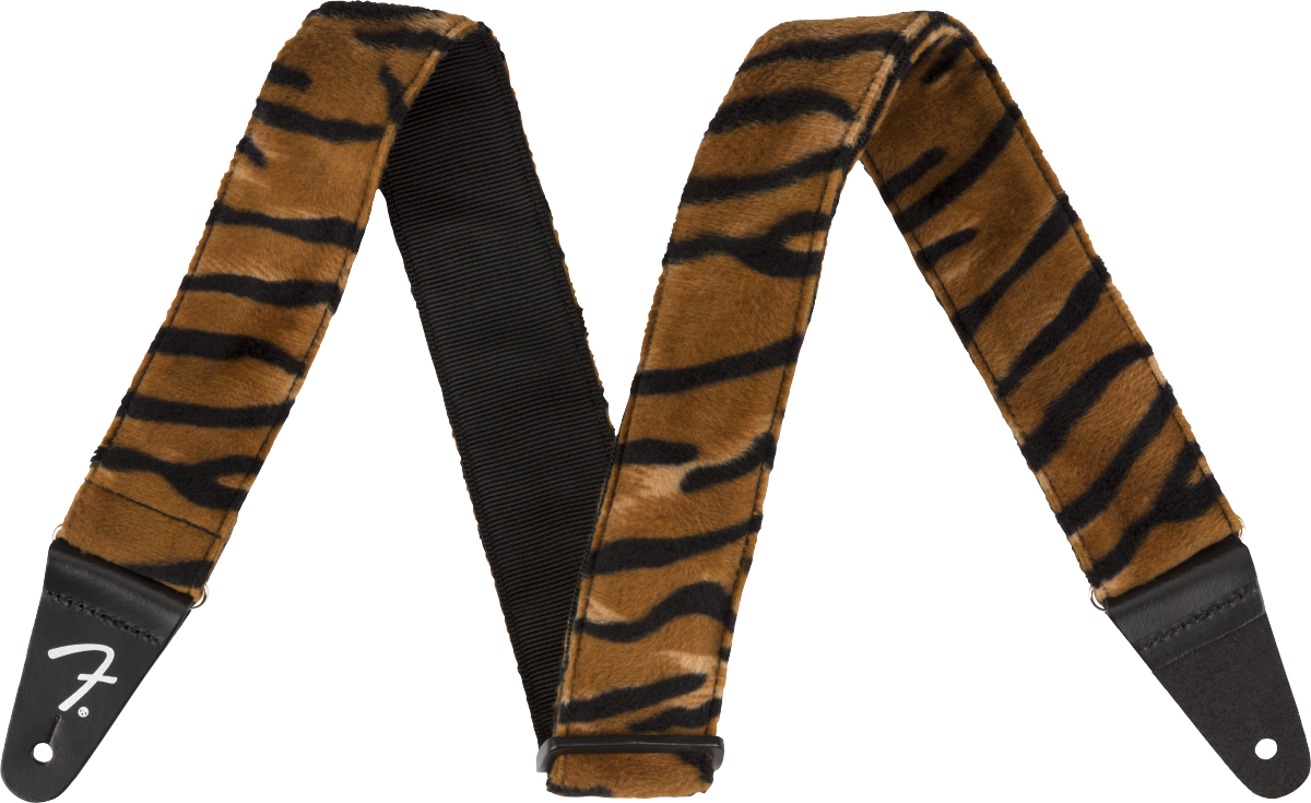 Fender Wild Animal Print Strap, Tiger, 2"