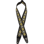 FENDER Fender Pasadena Woven Strap, Yellow Clover, 2"