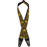 FENDER Fender Pasadena Woven Strap, Yellow Wallflower, 2"