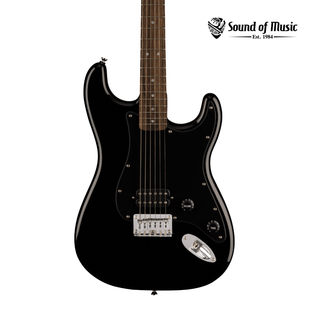 FENDER Squier Sonic Stratocaster HT H, Laurel Fingerboard, Black Pickguard - Black
