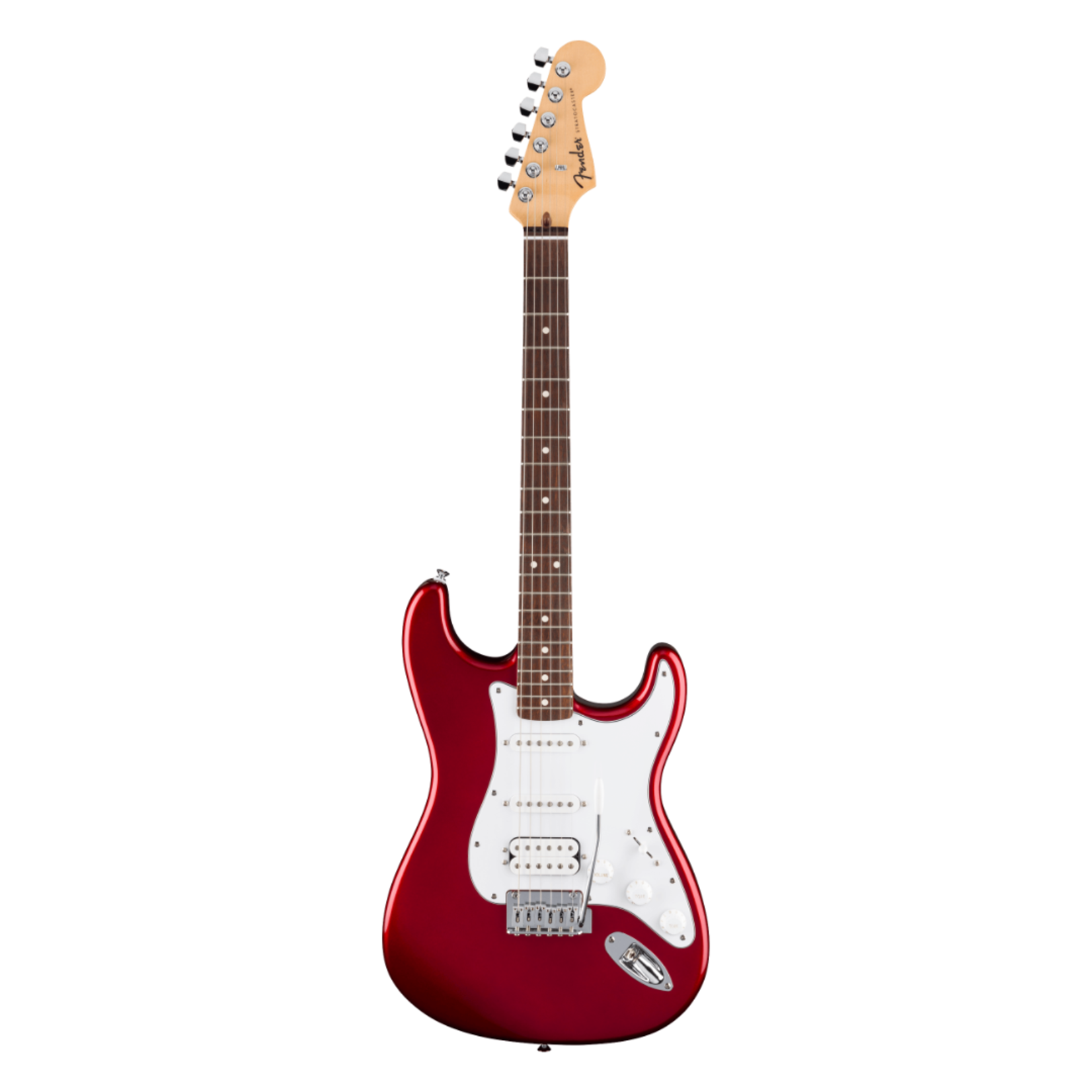 Fender Standard Stratocaster HSS, Laurel Fingerboard, White Pickguard - Candy Cola