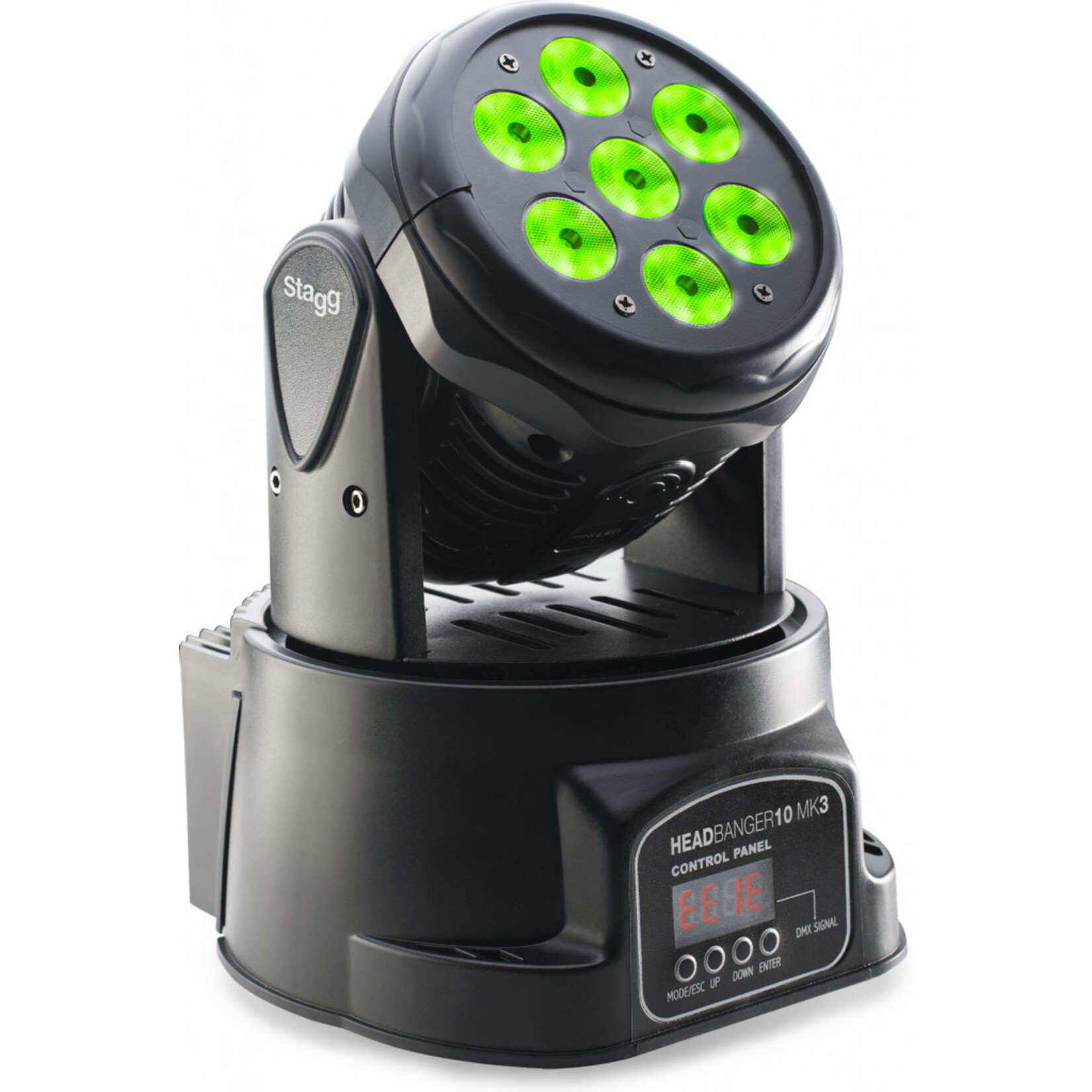 Stagg HeadBanger 10 LED moving head with 7 x 10-watt RGBW 4-in-1 LED