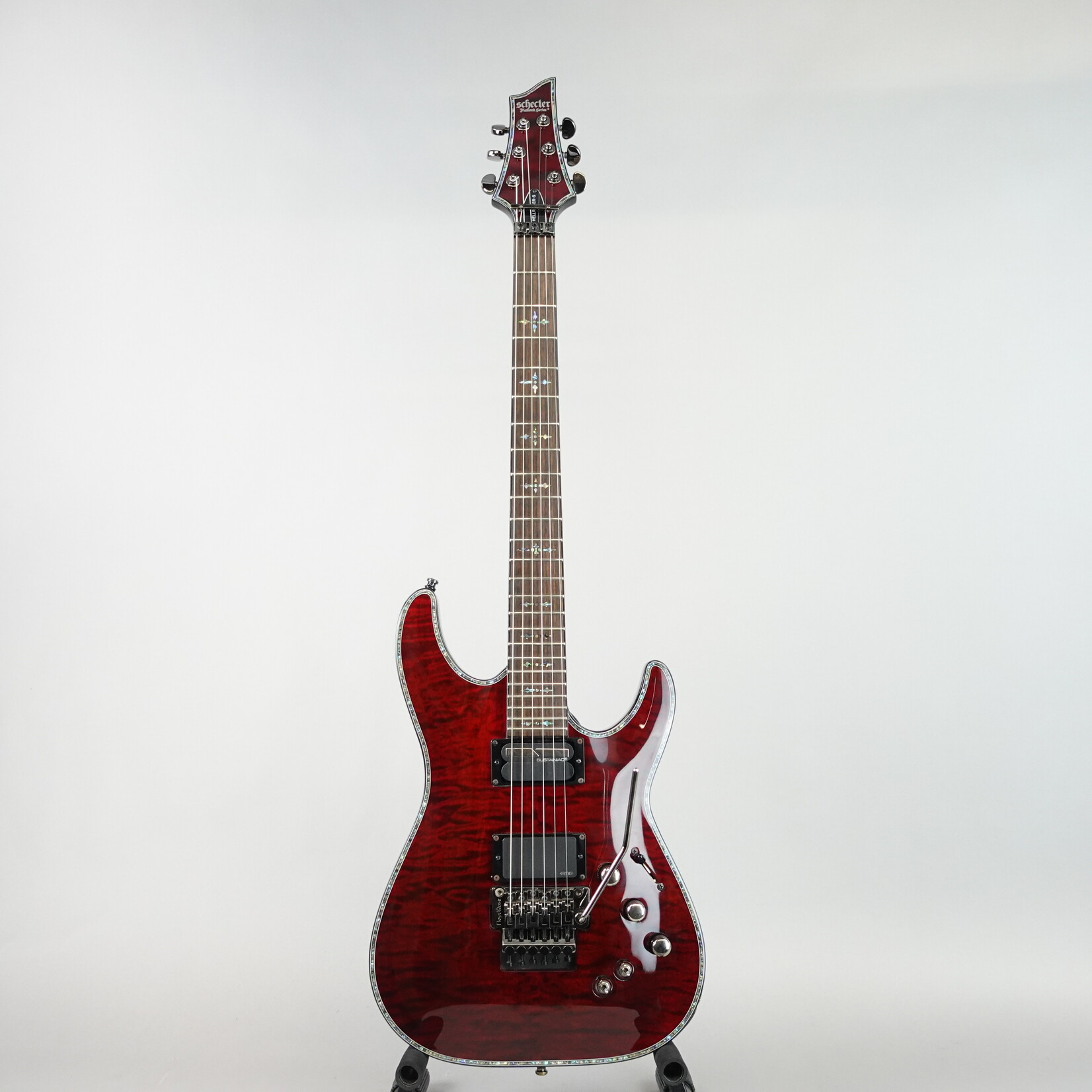 Schecter Hellraiser C-1 FR S Electric-Guitar - Black Cherry (Used)