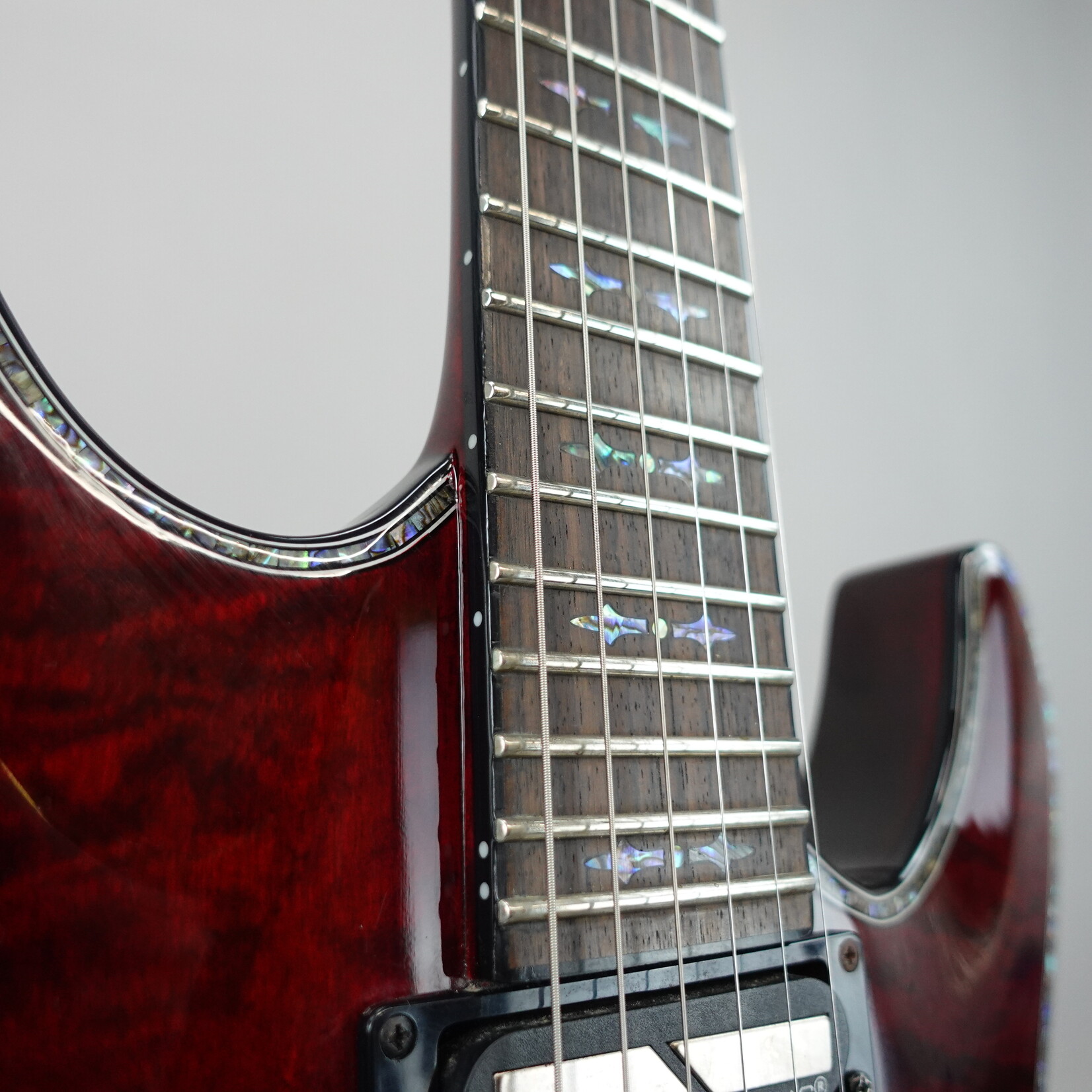 Schecter Hellraiser C-1 FR S Electric-Guitar - Black Cherry (Used)