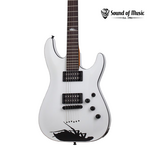 Schecter C-1 Jerry Horton 25th Anniversary Electric Guitar - White