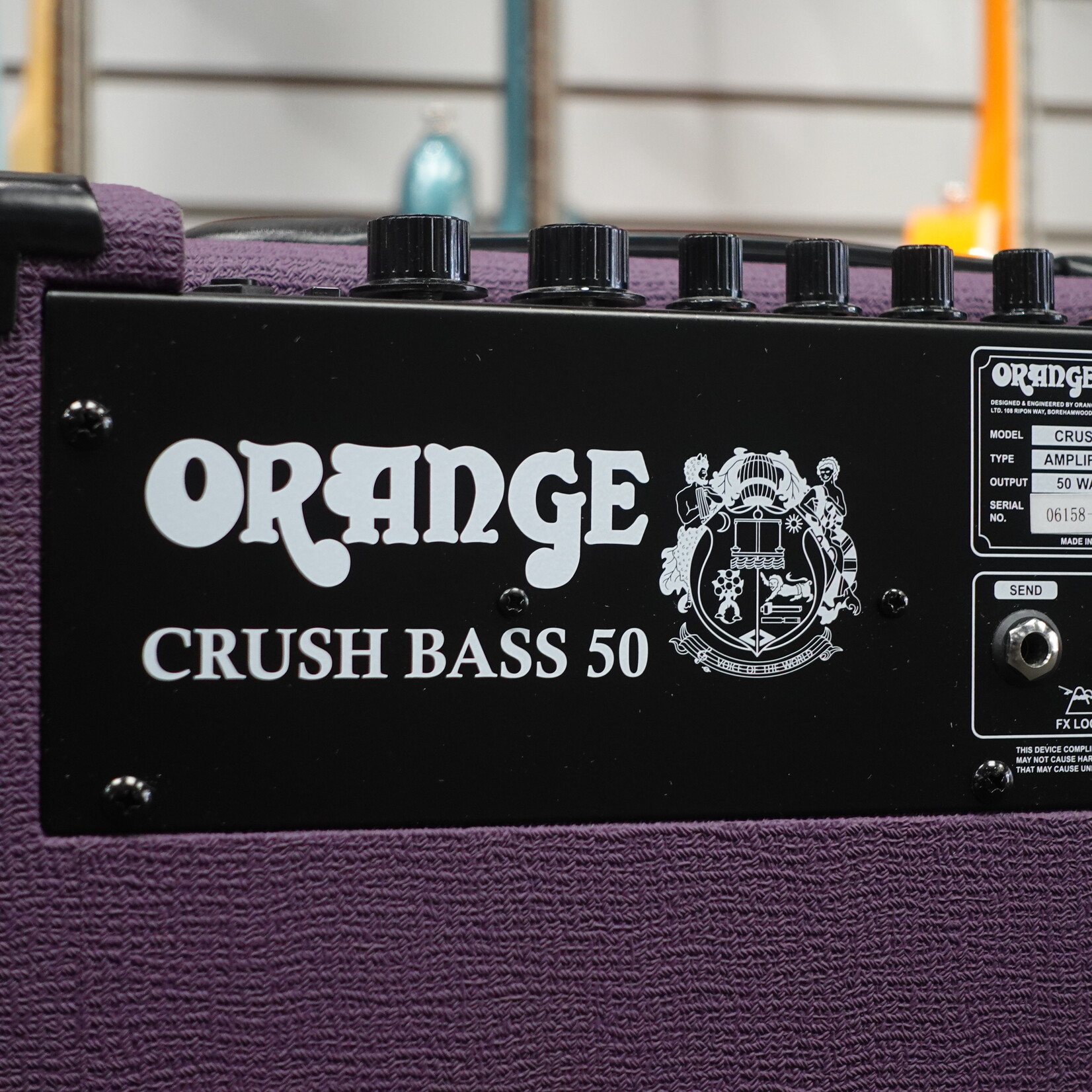 Orange Crush Bass 50 Glenn Hughes Limited Edition 1x12 50-Watt Combo Bass Amp - Purple (Used)