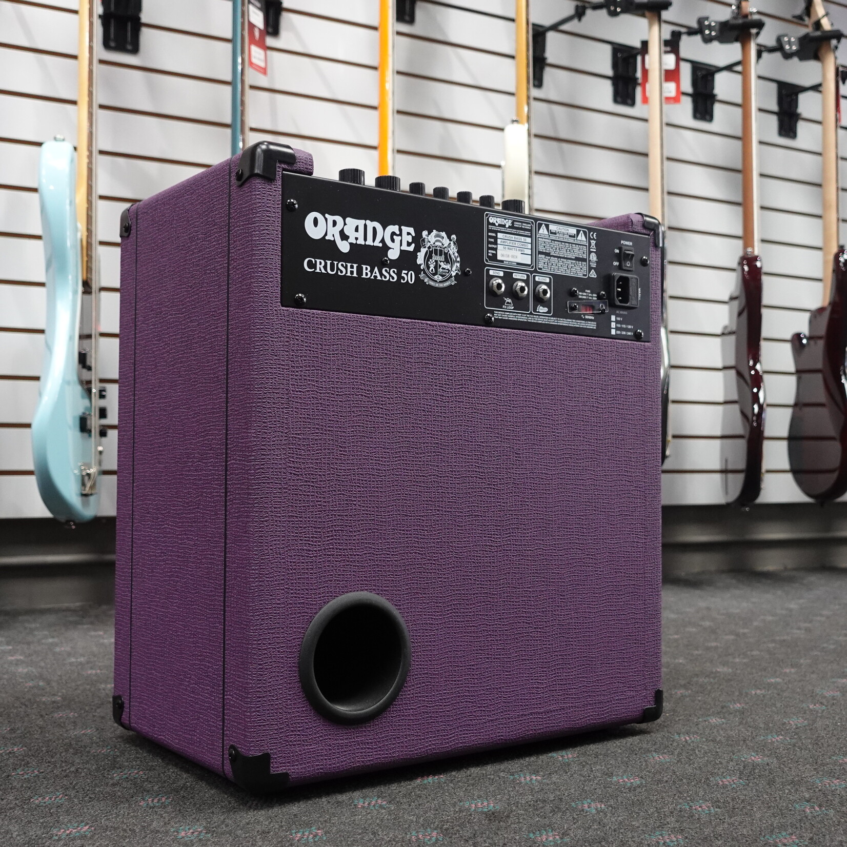Orange Crush Bass 50 Glenn Hughes Limited Edition 1x12 50-Watt Combo Bass Amp - Purple (Used)