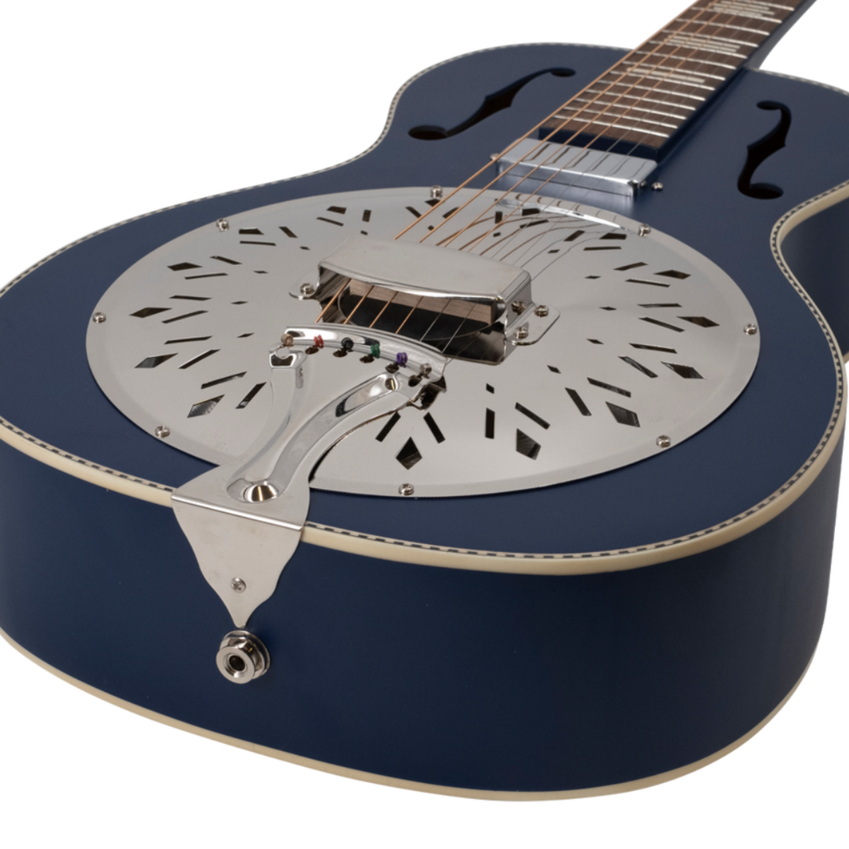 Recording King Dirty 30's Minnie Bucker Acoustic-Electric Resonator Guitar - Wabash Blue
