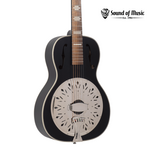 Recording King Recording King Dirty 30s Minnie Bucker Acoustic-Electric Resonator Guitar - Black Matte