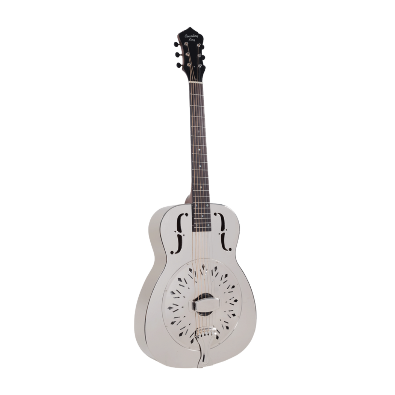 Recording King Nickel Style-0 Resonator Acoustic Guitar - Chicken Feet Cone