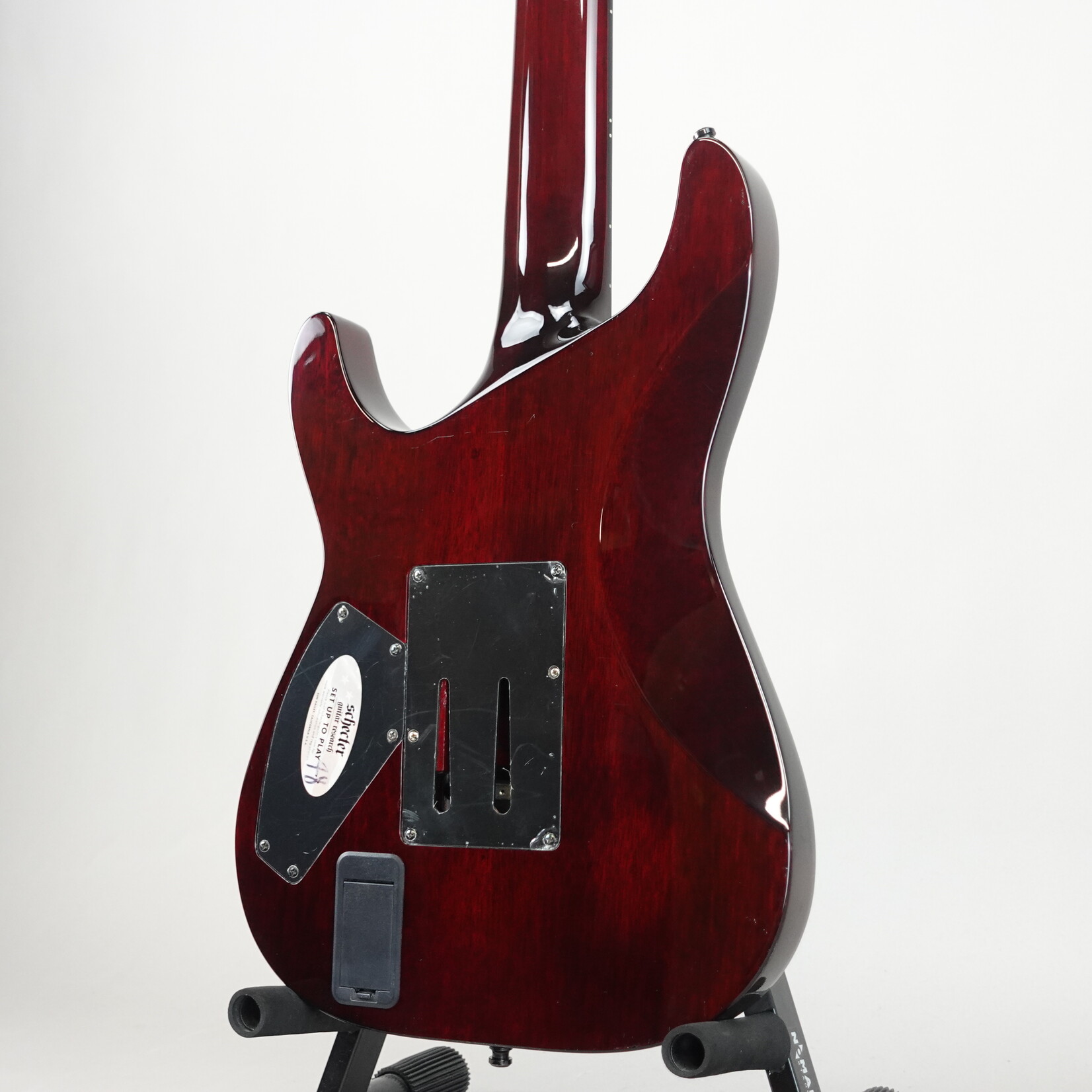 Schecter Hellraiser C-7 FR 7-String Guitar - Black Cherry (Used)