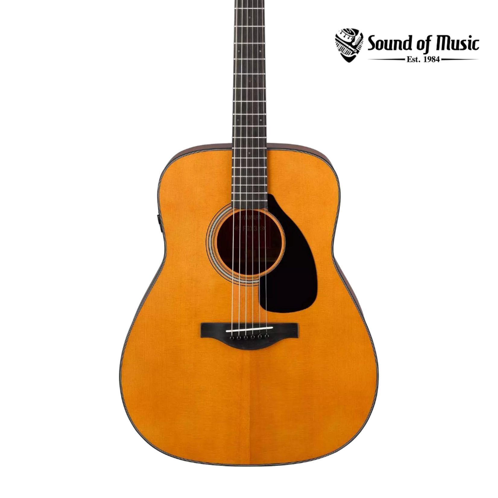 Yamaha Red Label FGX3 Acoustic-Electric Guitar W/Softshell - Natural