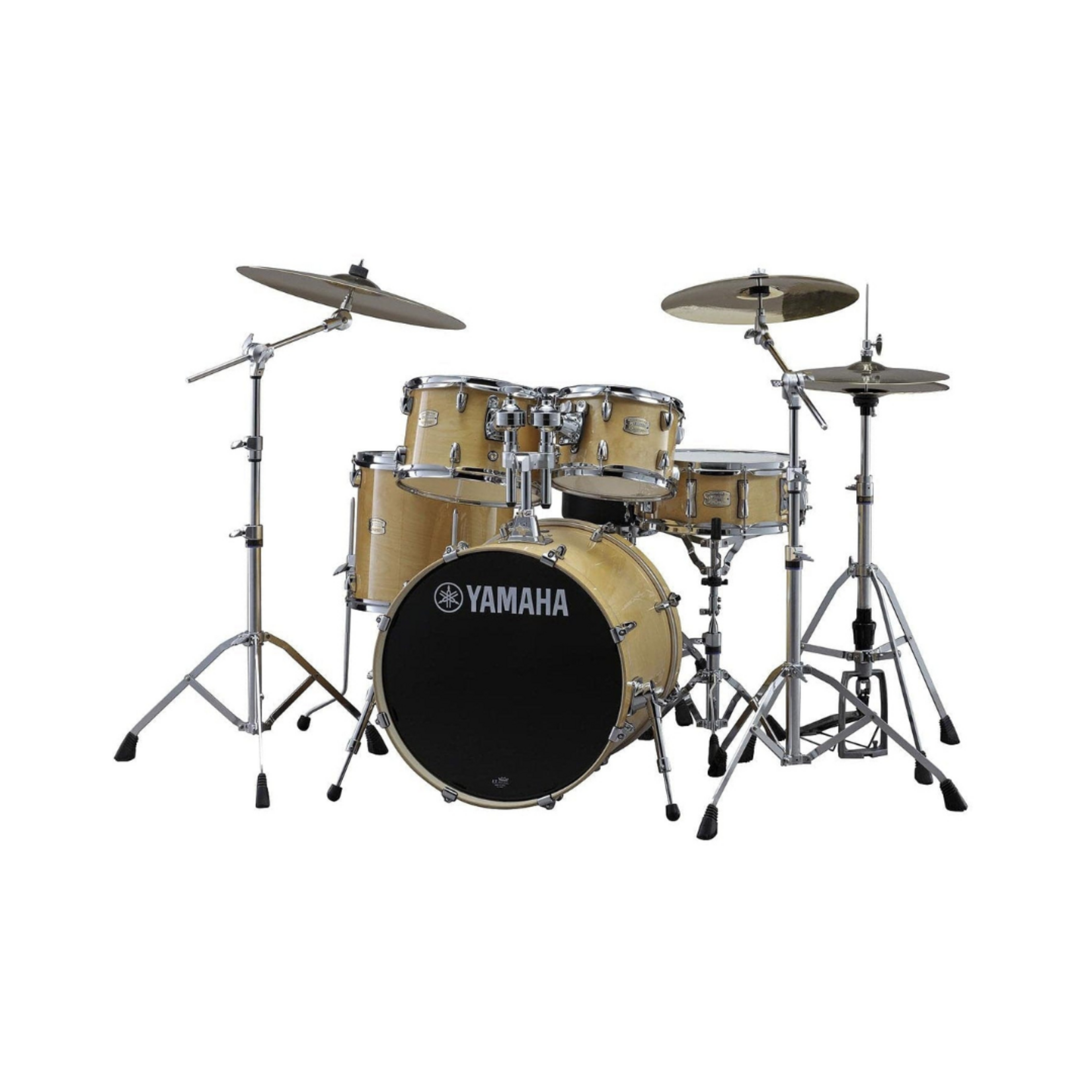 Yamaha Stage Custom Birch 5pc Drum Set W/680 Hardware - Natural Wood