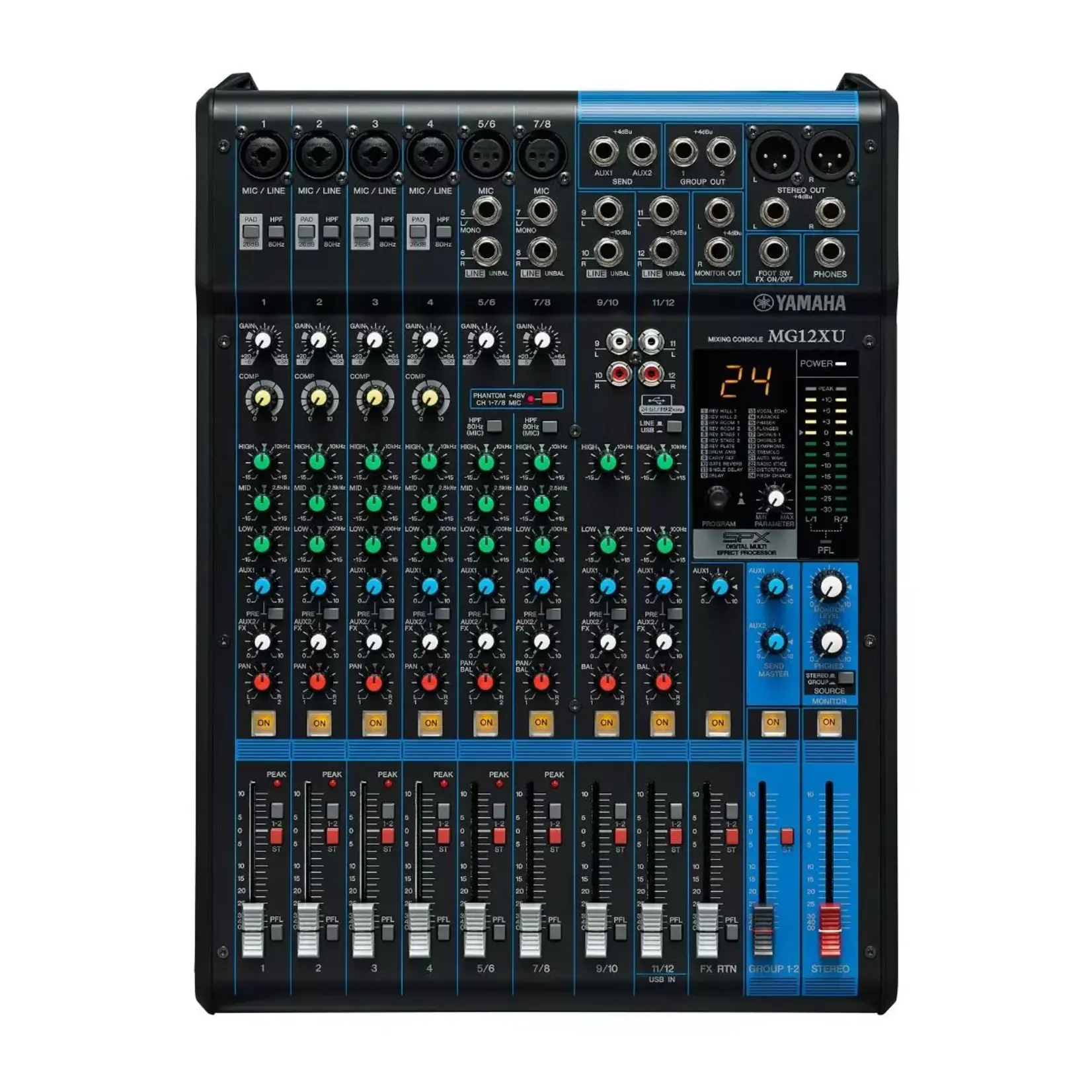 Yamaha MG12XU 12-Channel Mixer with USB and Effects