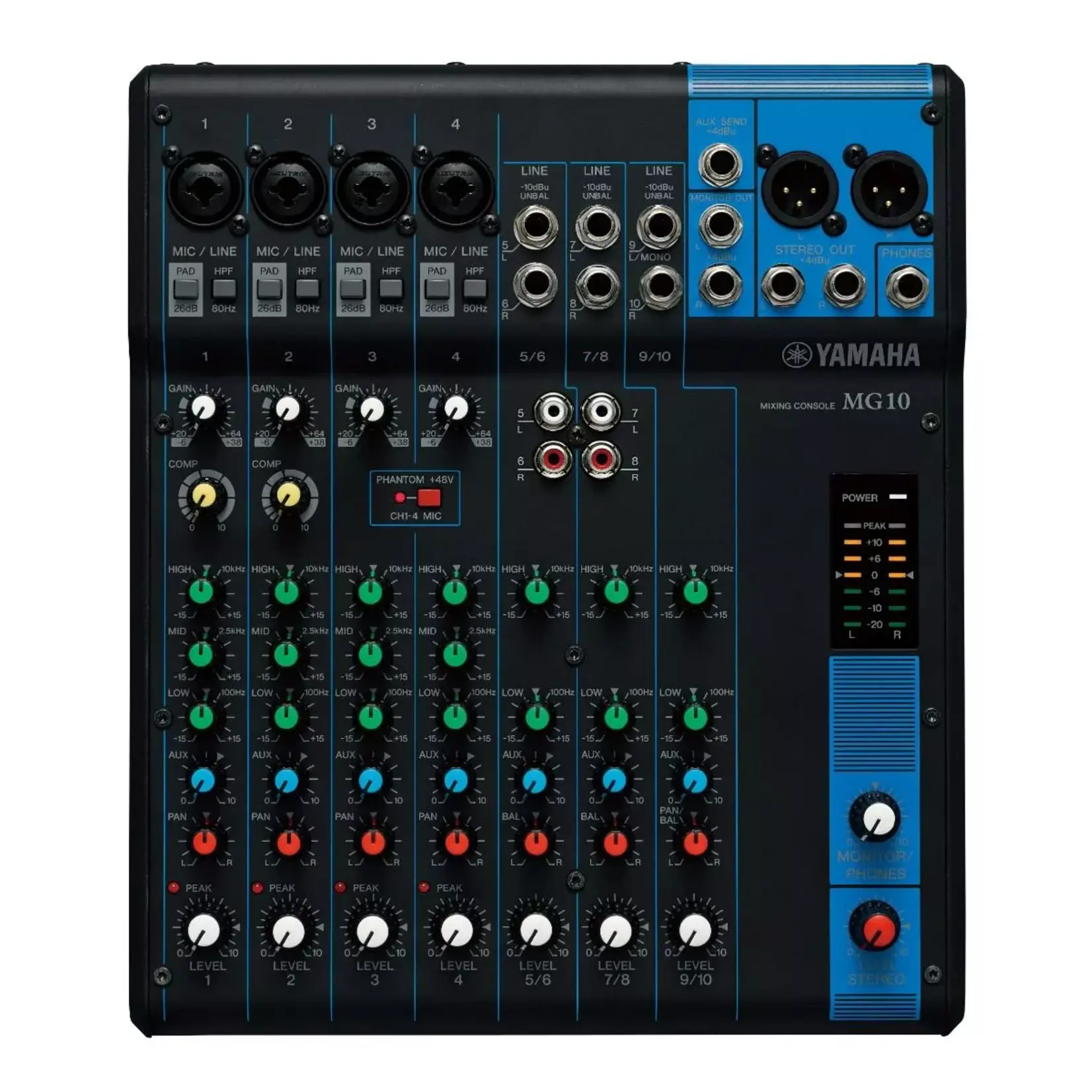 Yamaha MG10 10-Channel Analog Mixer