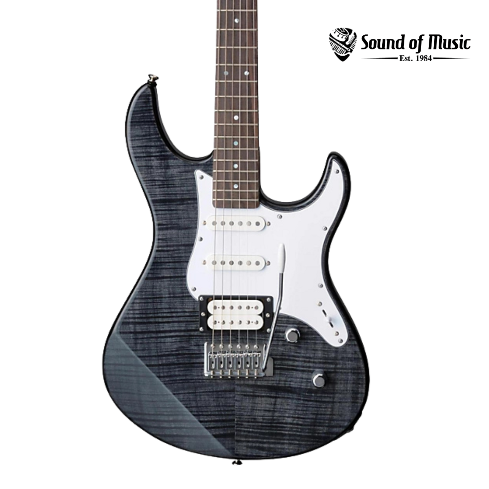 Yamaha PAC212VFM Flame Maple Top Electric Guitar - Translucent Black