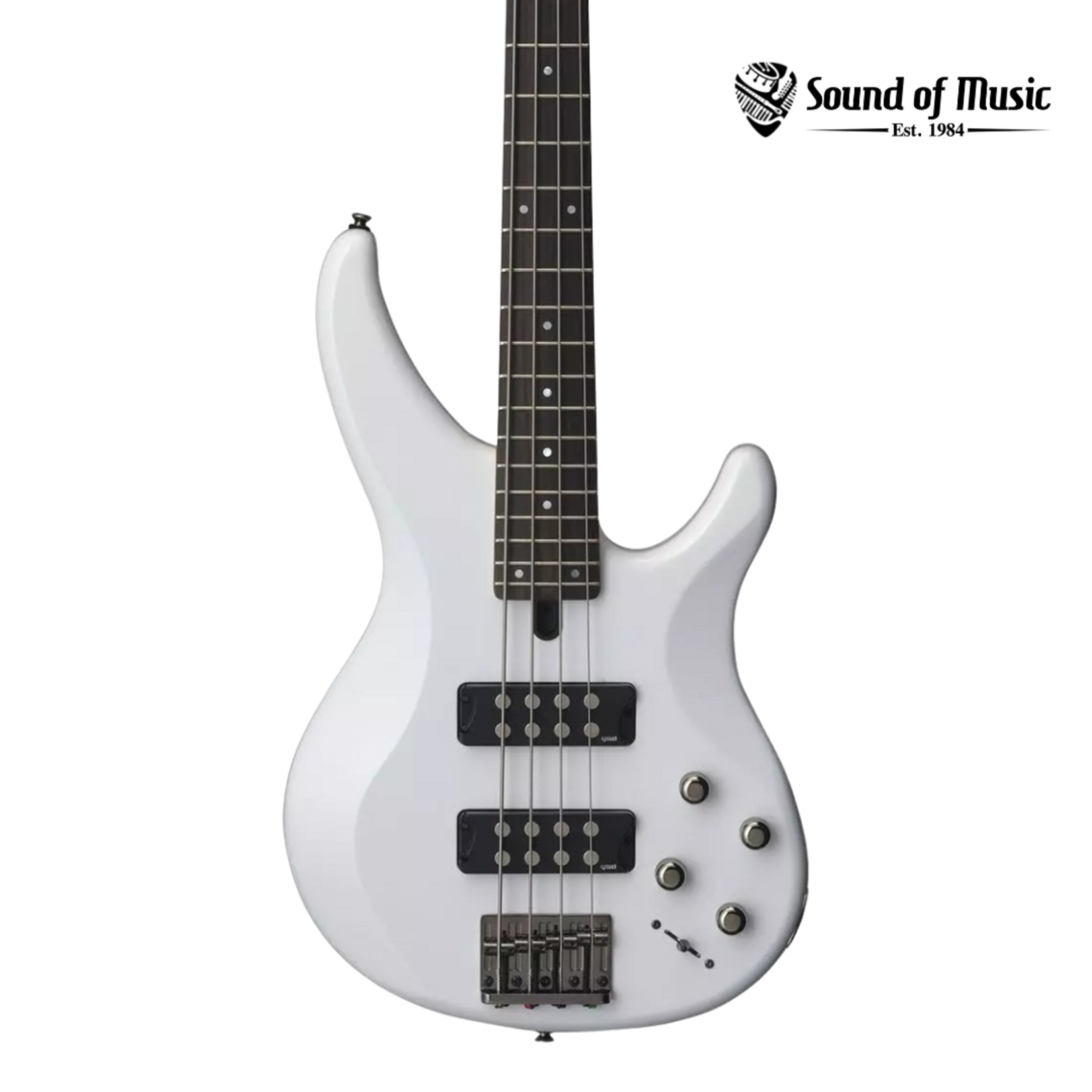 Yamaha TRBX304 4-String Bass Guitar - White
