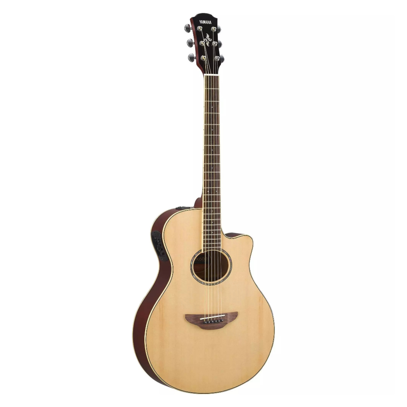 Yamaha APX600 Thinline Cutaway Acoustic-Electric Guitar - Natural Satin