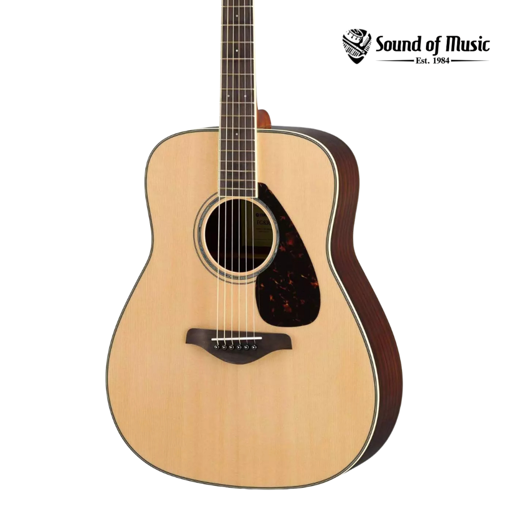 Yamaha FG830 Dreadnought Acoustic Guitar - Natural