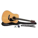 Yamaha Yamaha GigMaker Deluxe Acoustic Pack W/Gig Bag, Tuner, Strap, and Picks - Natural