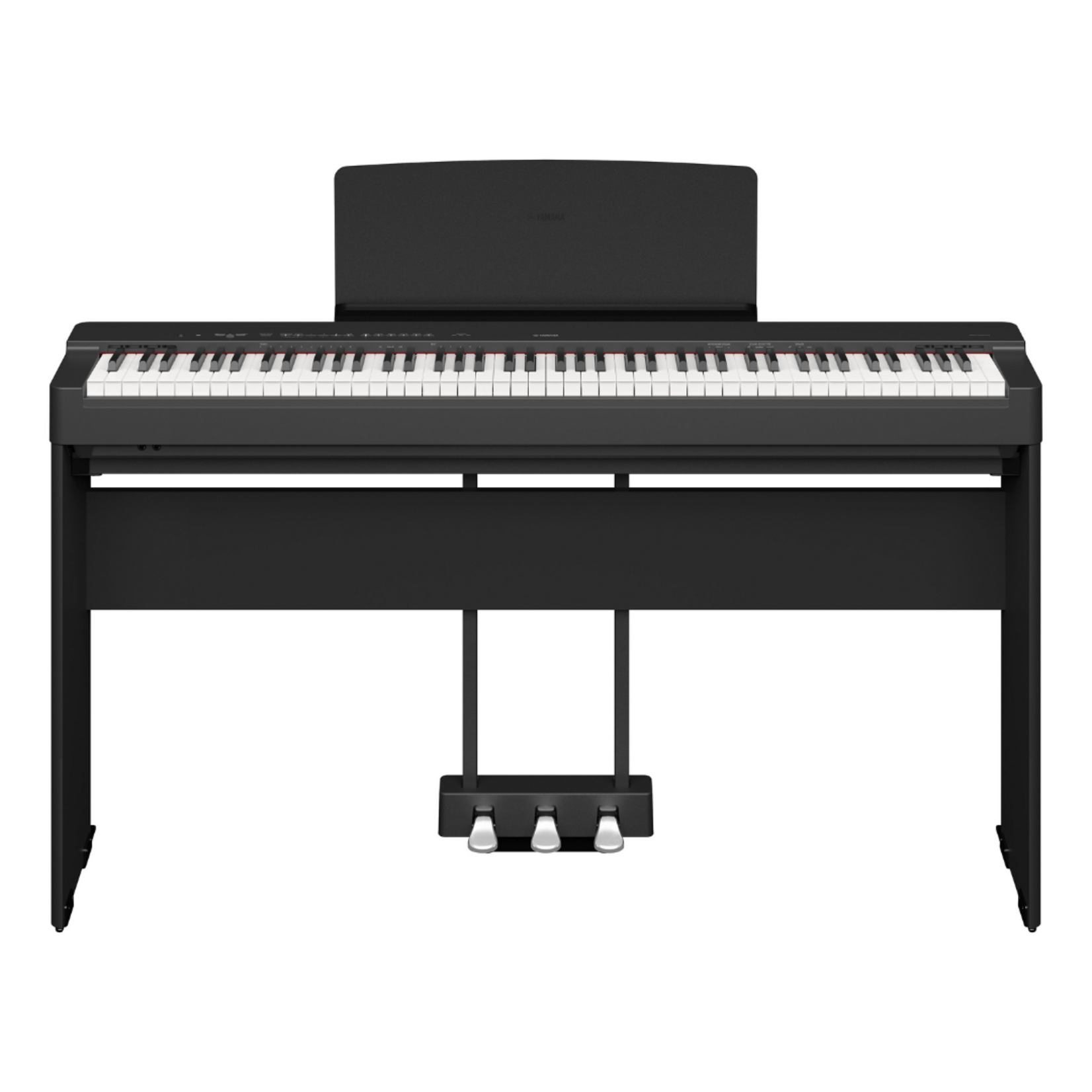 Yamaha P-225B 88-Key Digital Piano Home Bundle W/Pedal, Bench And Stand - Black