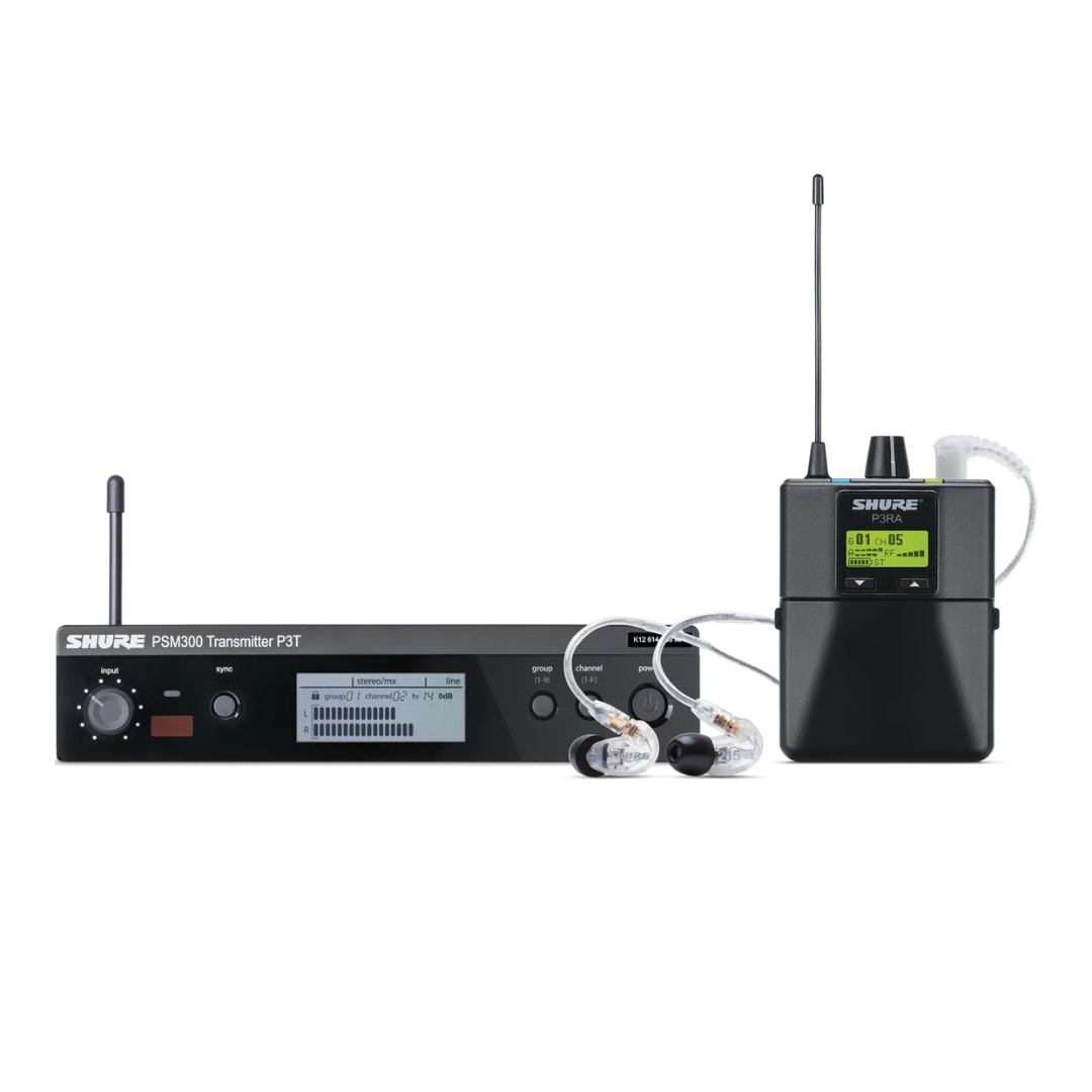 Shure PSM300 P3TRA215CL Wireless In-ear Stereo Personal Monitor System - G20 Band