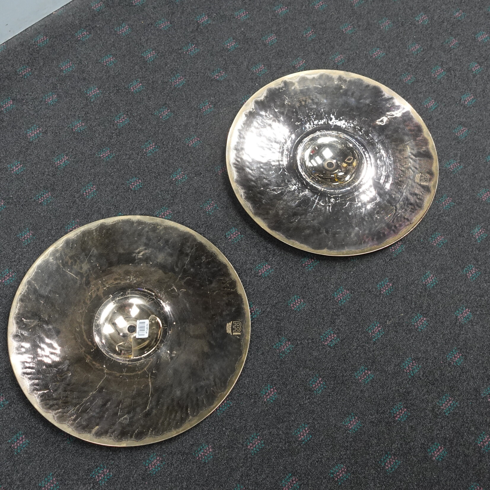 Meinl Pure Alloy Custom Medium Thin Hi-Hat Pair - 15" (Used)