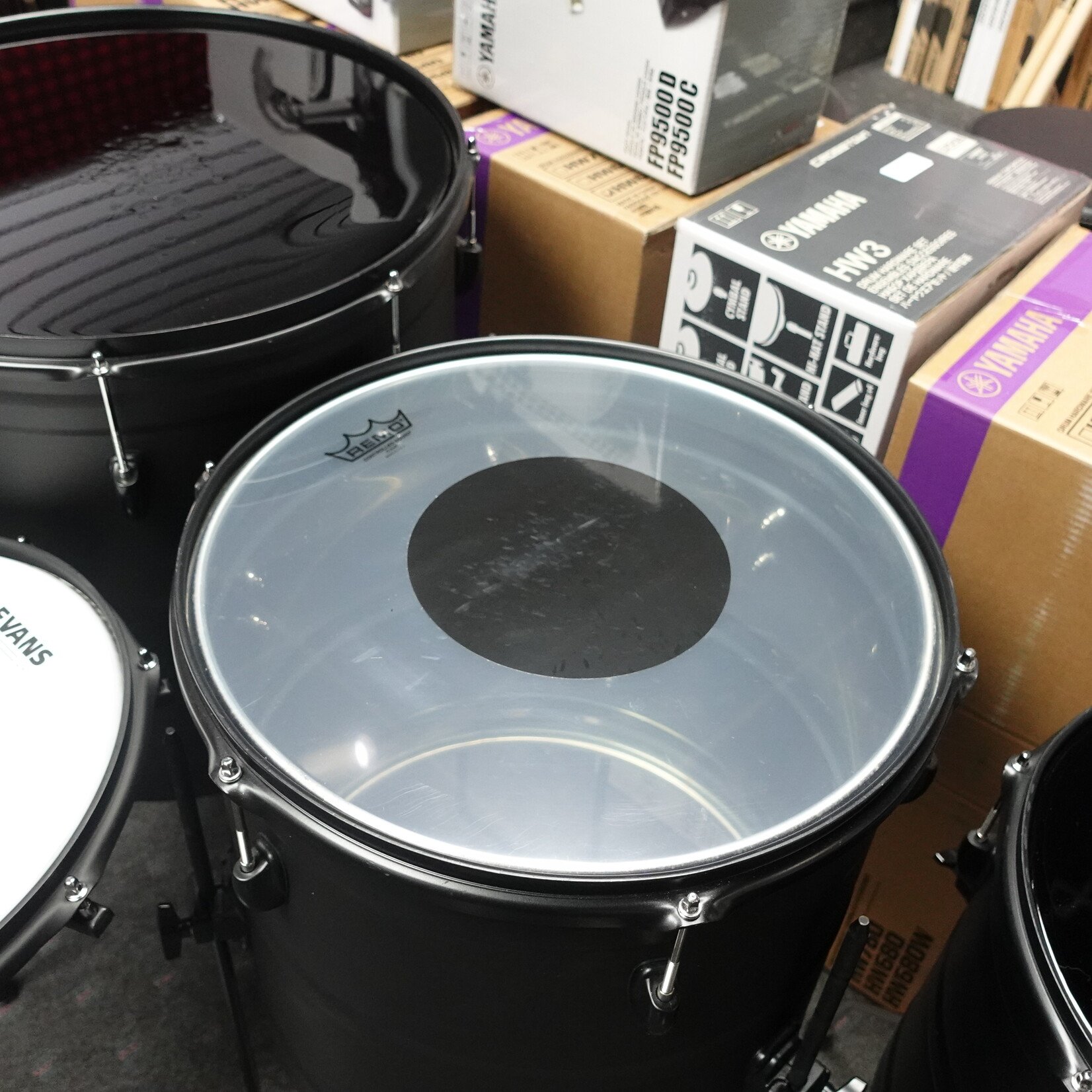 Latin Percussion Street Cans 4-Piece Set - Black (Used)